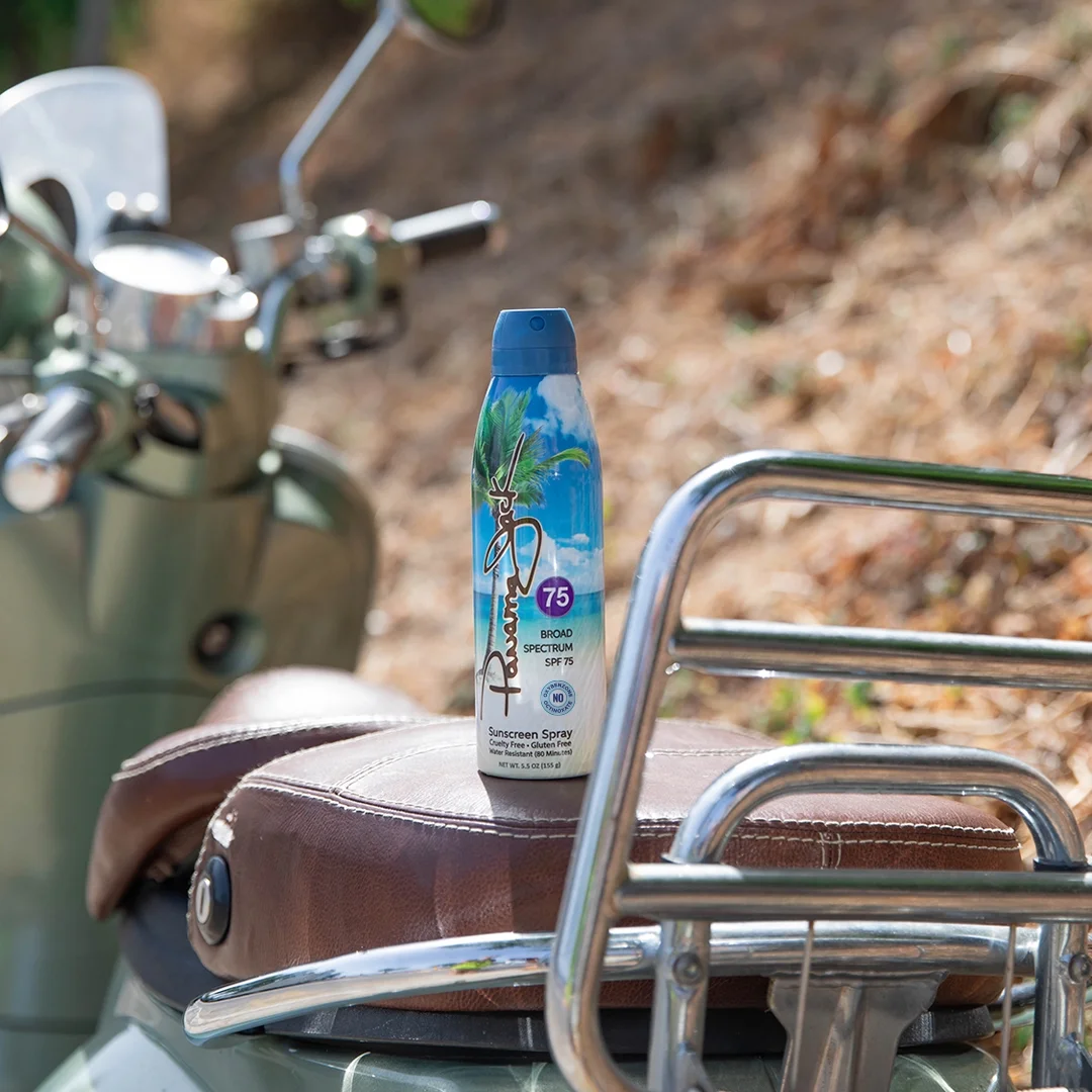 Panama Jack Continuous Spray Sunscreen - SPF 75, Broad Spectrum UVA/UVB Protection, PABA, Paraben, Gluten & Cruelty Free, Water Resistant (80 Minutes), 5.5 OZ (5.50 Fl Oz (Pack of 6))