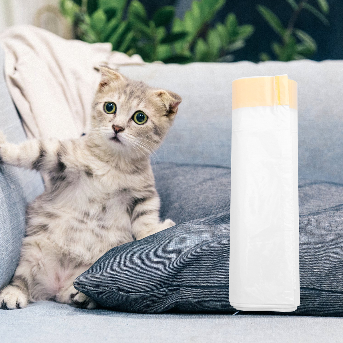 3 Rolls Special Cat Litter Bag Practical Litter Pan Bags Creative Cleaning Bag Cat Supplies (Size L, 3 Rolls/21pcs)