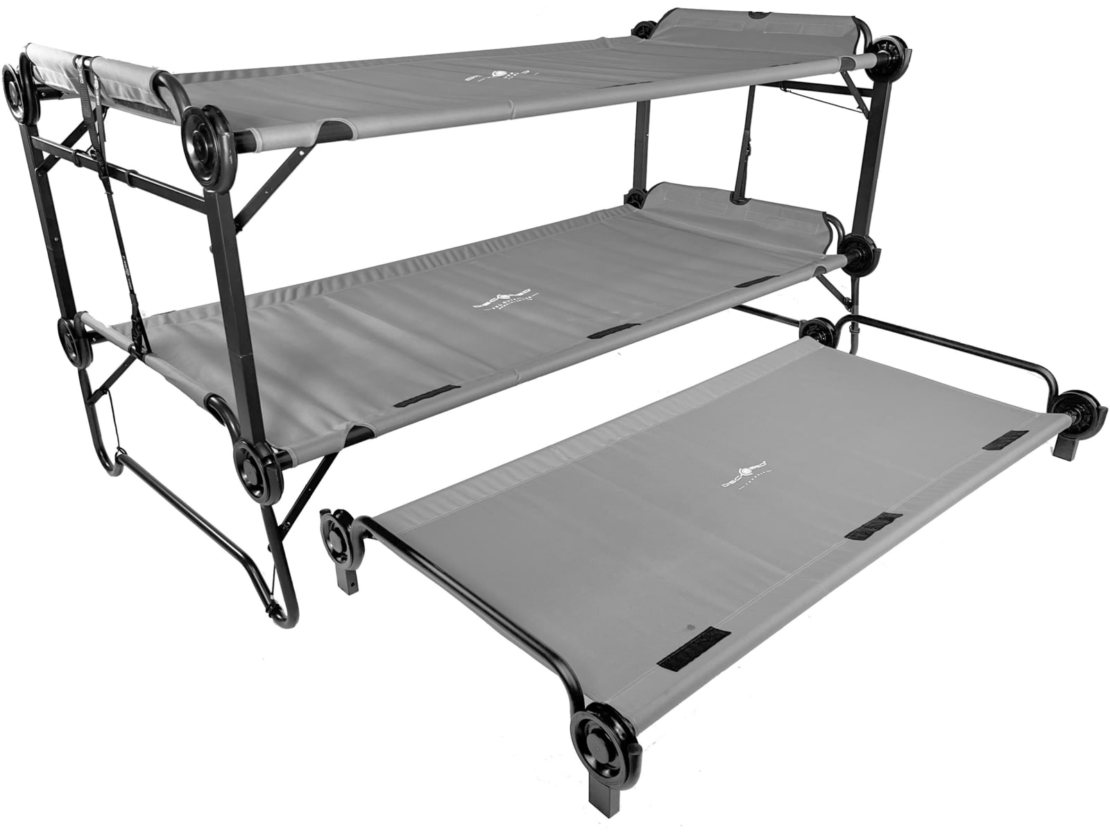 Disc-O-Bed Trundle Cot, Gray