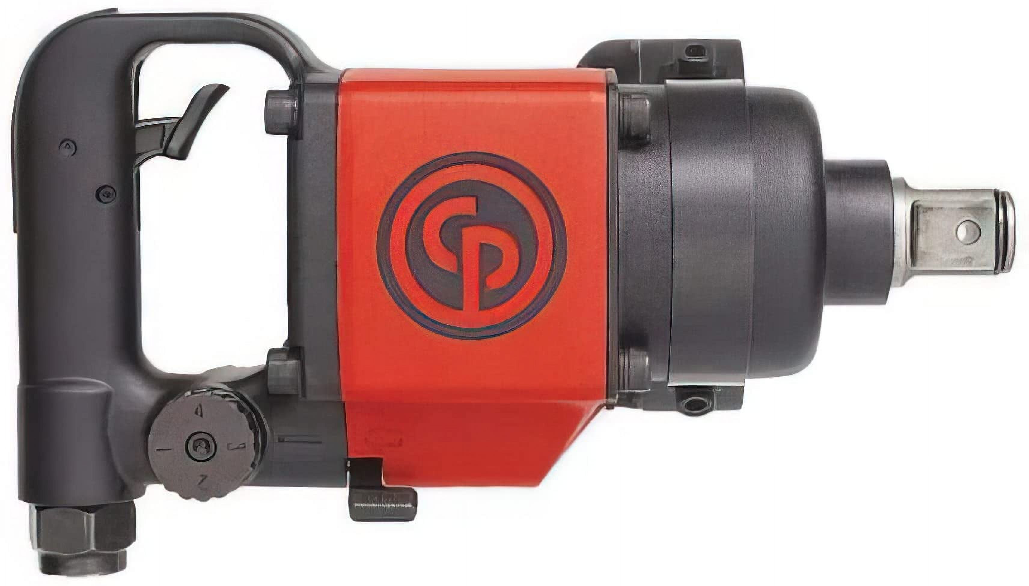 Chicago Pneumatic CP6773-D18D Air Impact Wrench (1 Inch), Air Impact Gun Industrial Repair & Assembly Tool, D-Handle, Twin Hammer, Max Torque Output 1300 ft. lbf/1760 Nm, 6600 RPM