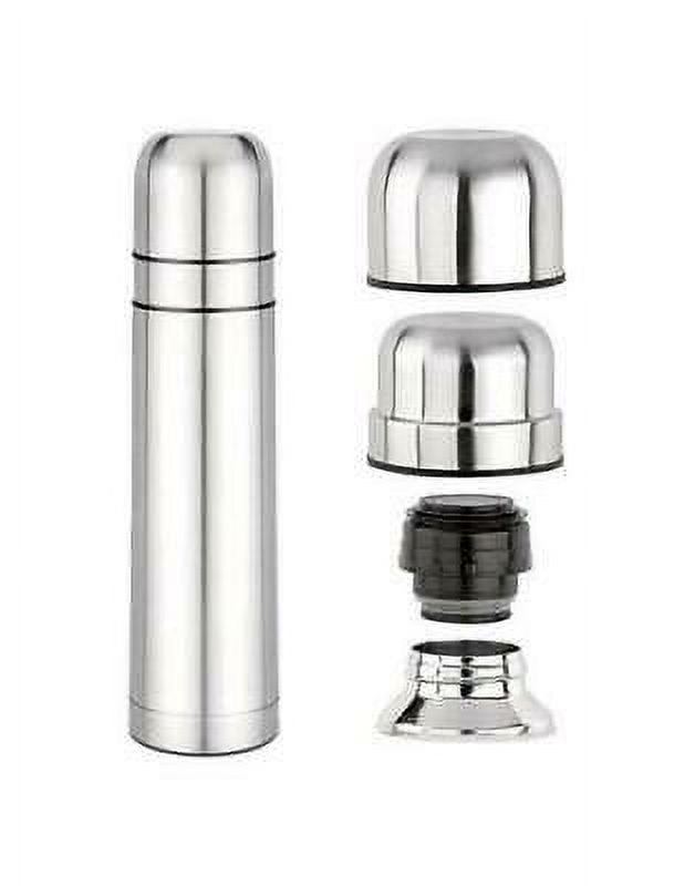 2PK Bene Casa 16.9 oz. Coffee Thermos Silver/Black