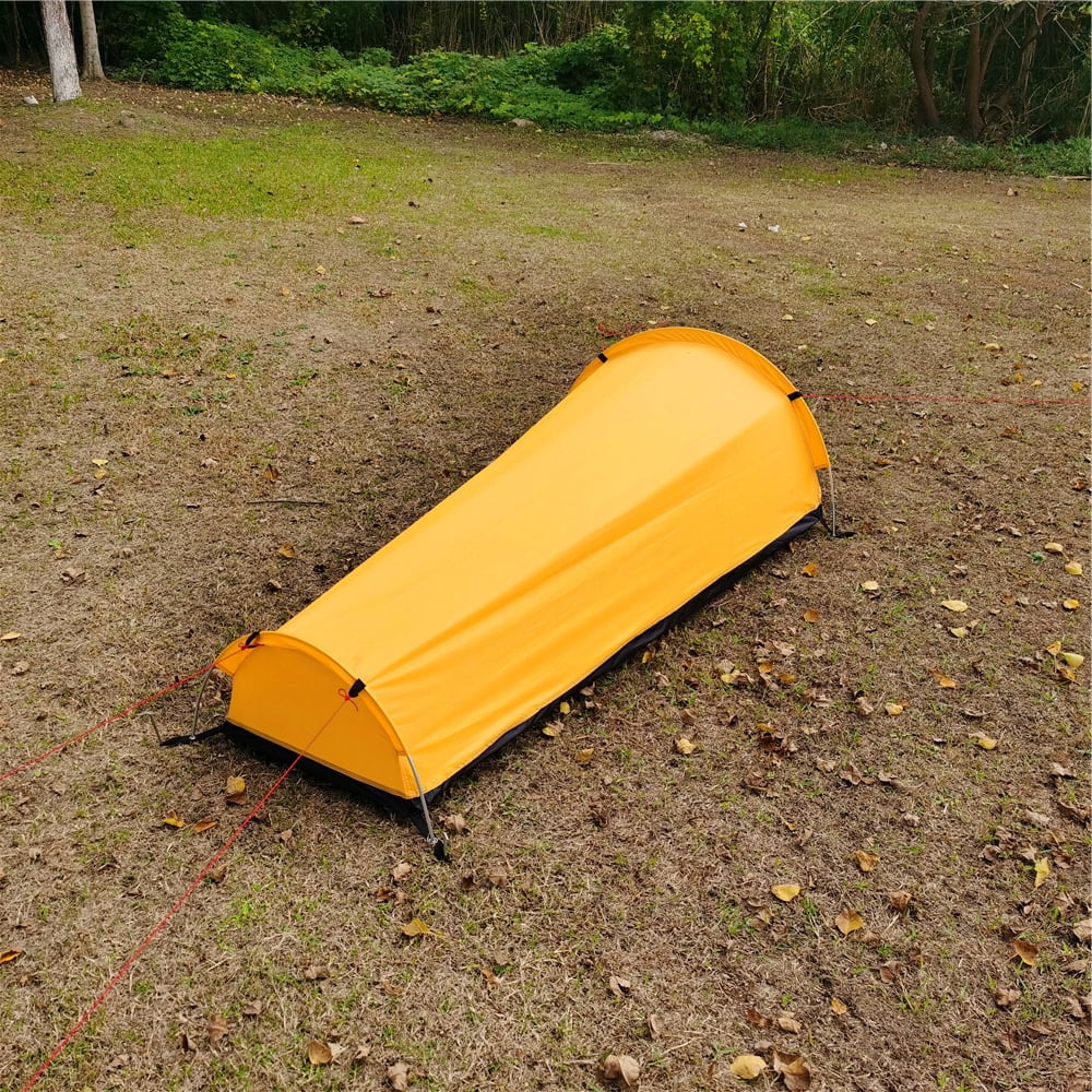 Yabuy Backpacking Tent Camping Sleeping Bag Tent Lightweight Single Person Tent