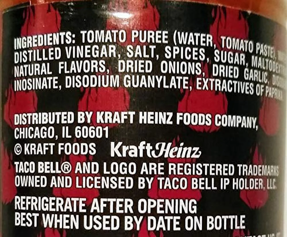 Taco Bell Diablo Sauce, 7.5 oz (Pack of 3)