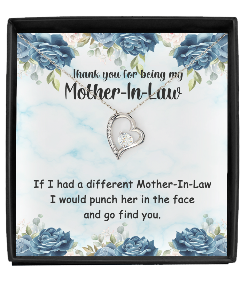 Mother In Law Gift Necklace, Birthday Gift Necklace For Mother In Law, Solitaire Crystal Necklace, Gift From Son In Law, Daughter In Law, wedding Day Gift Necklace