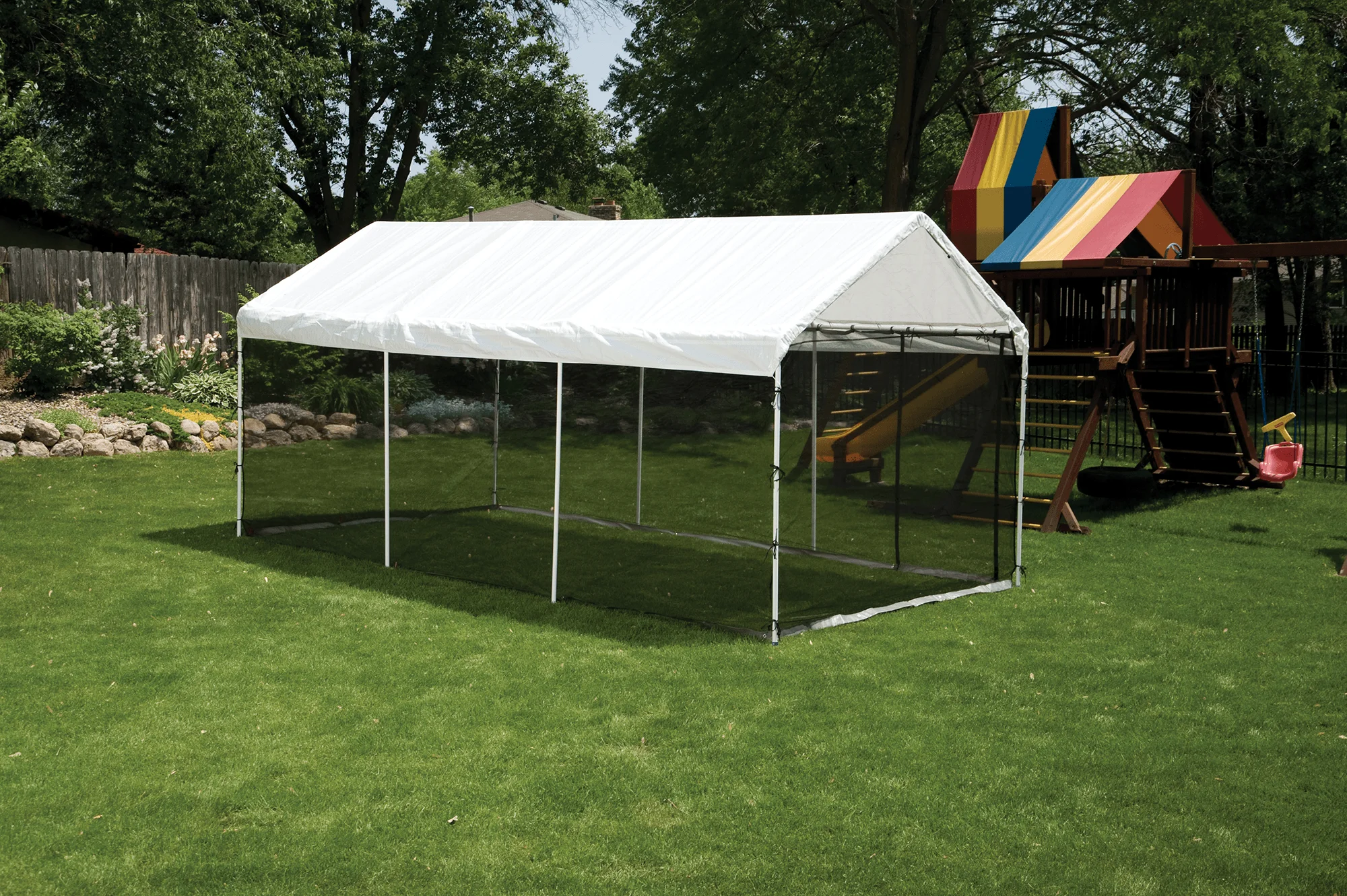 ShelterLogic&trade; Canopy Black Screen Kit