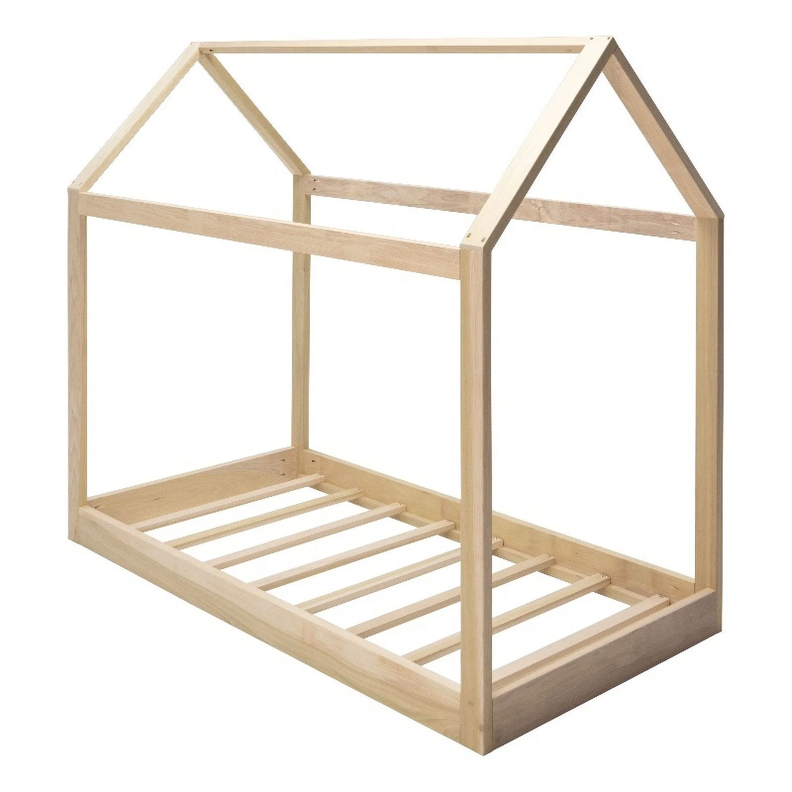 American Furniture Classics TWIN S House Canopy Bed, Natural - Twin Size