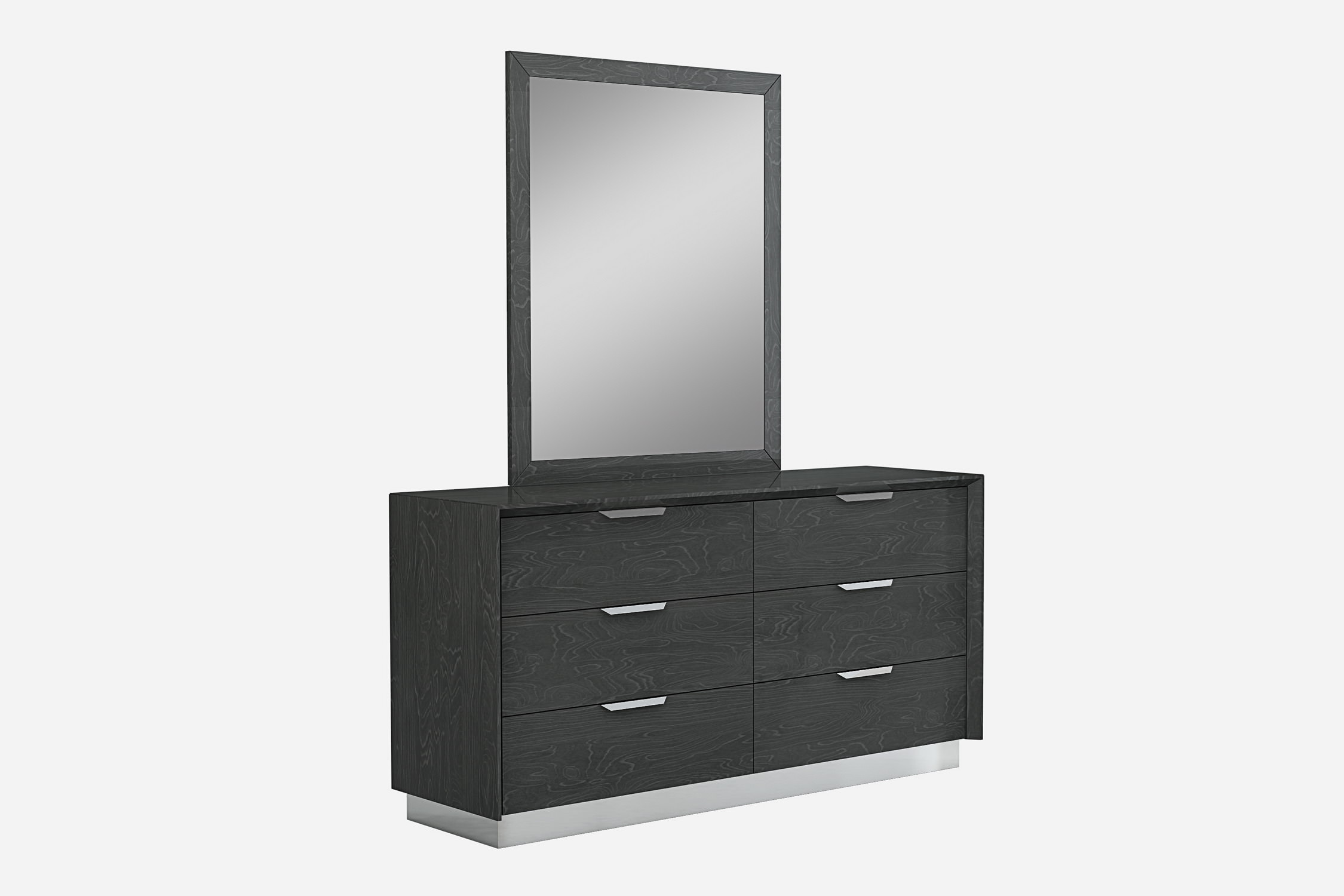 Whiteline Navi high gloss Black Dresser Double DR1354-BLK