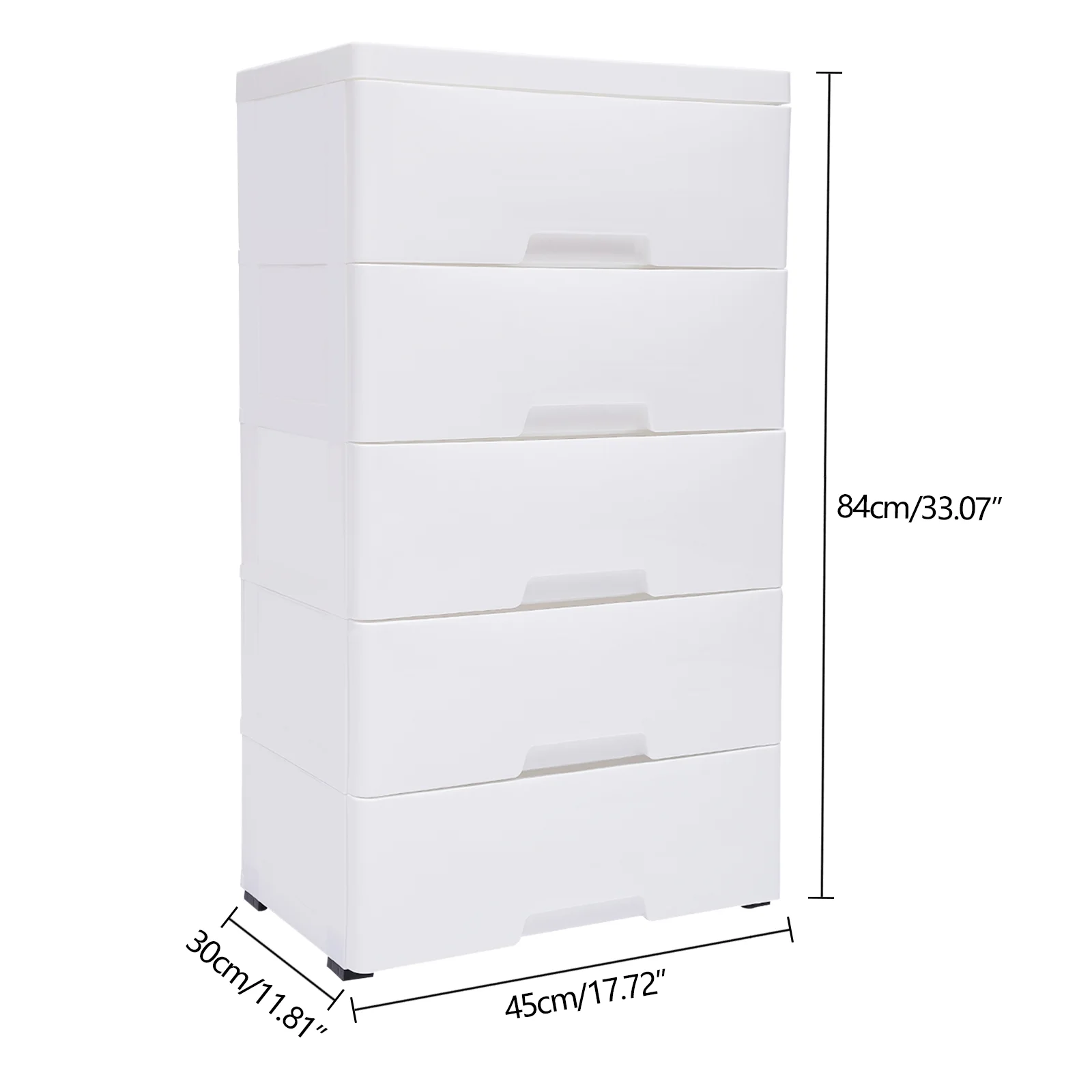TOOL1SHOoo Plastic Drawers Dresser Storage Cabinet, 5 Drawer Stackable Vertical Clothes Storage Tower, Bedroom Tall Small Chest Closet, Organizer Unit for Hallway Entryway, Home Furniture