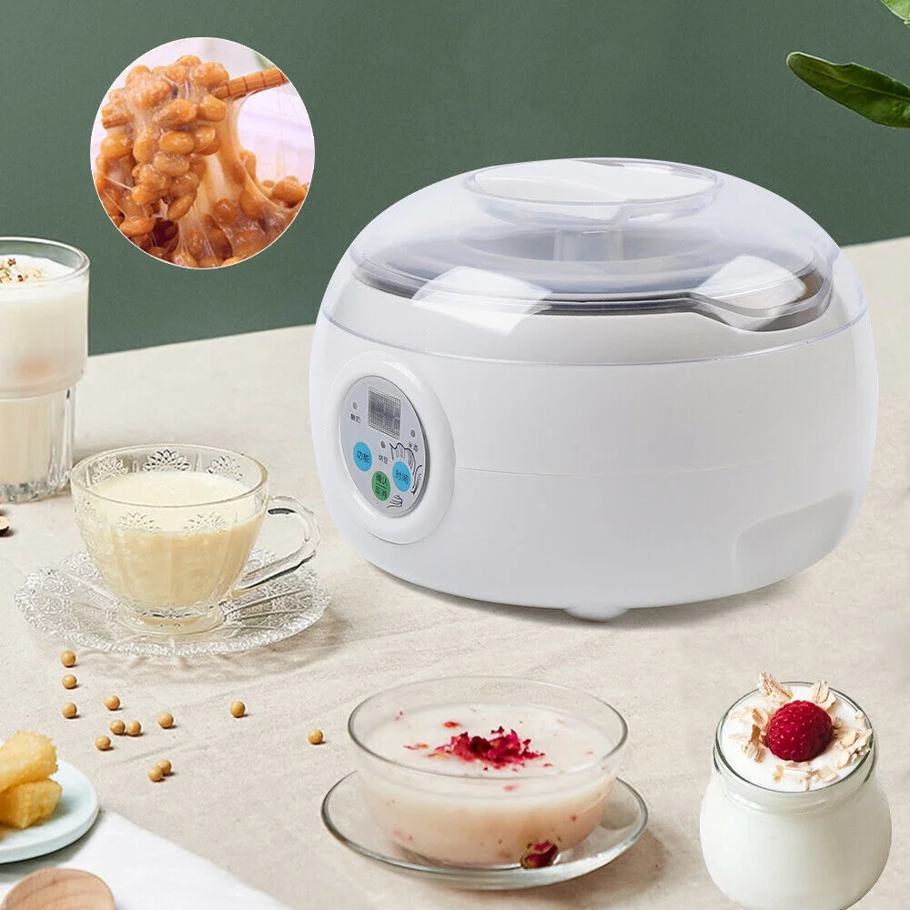 1.5L Yogurt Maker,Stainless Steel Yogurt Making Machine Natto/Rice Wine Maker Machine