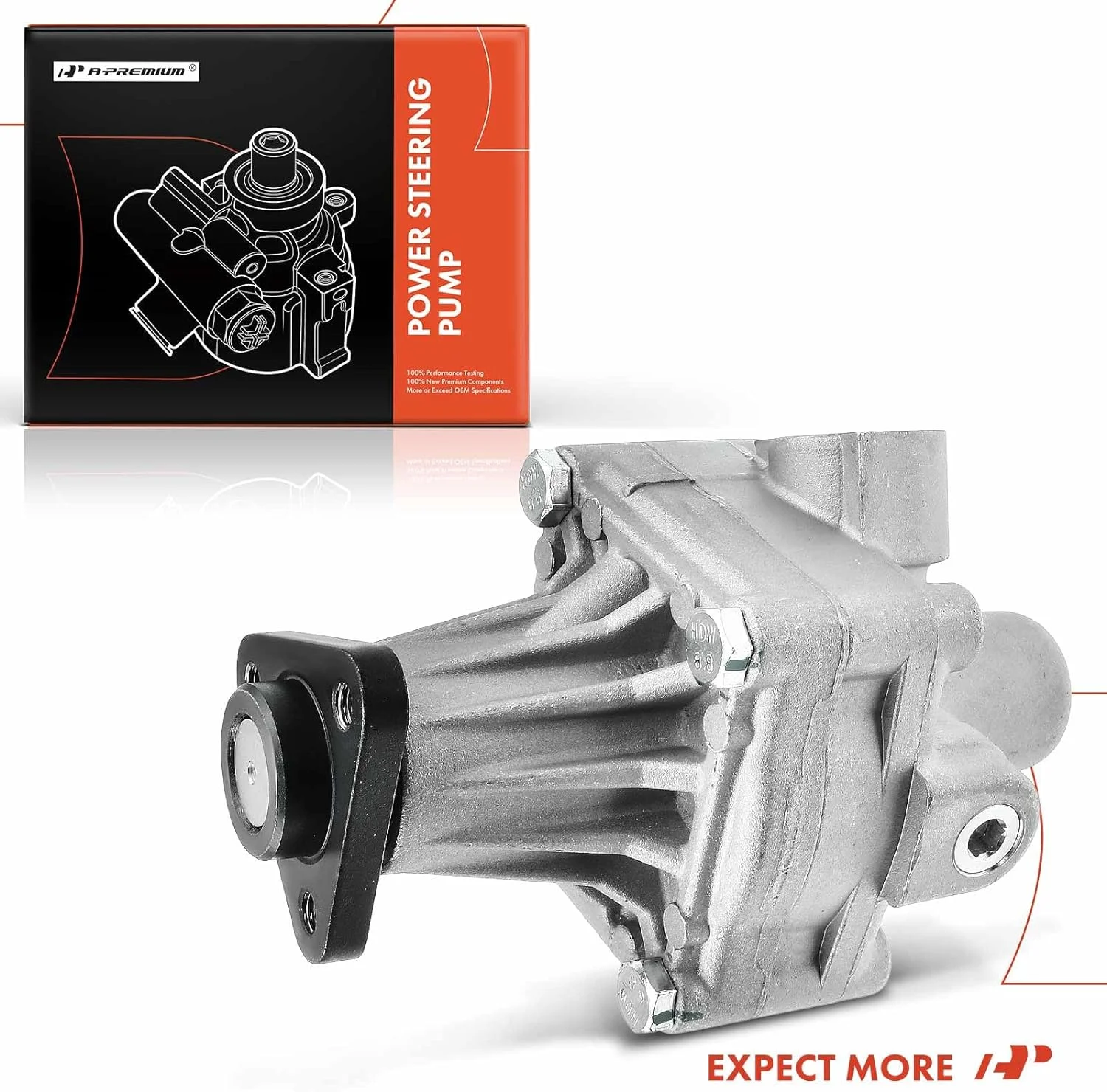 A-Premium Power Steering Pump Compatible with BMW Z3 1998-2001, M3 1994-1999, L6 3.2L, Replace # 21-5969, 32412227196
