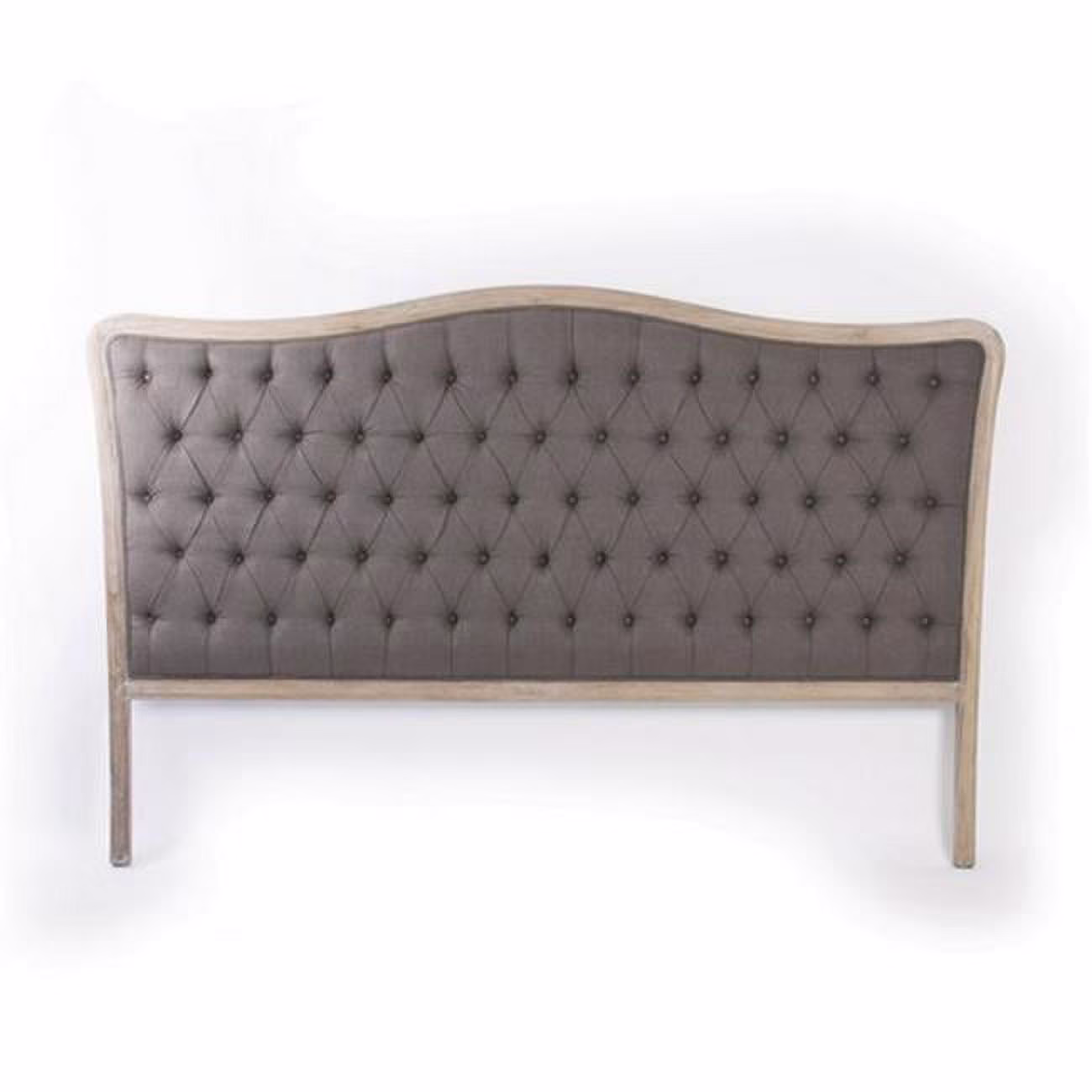 Maison Tufted Headboard- King - Aubergine Linen - 84.5 x 53.5 x 1.75 in.