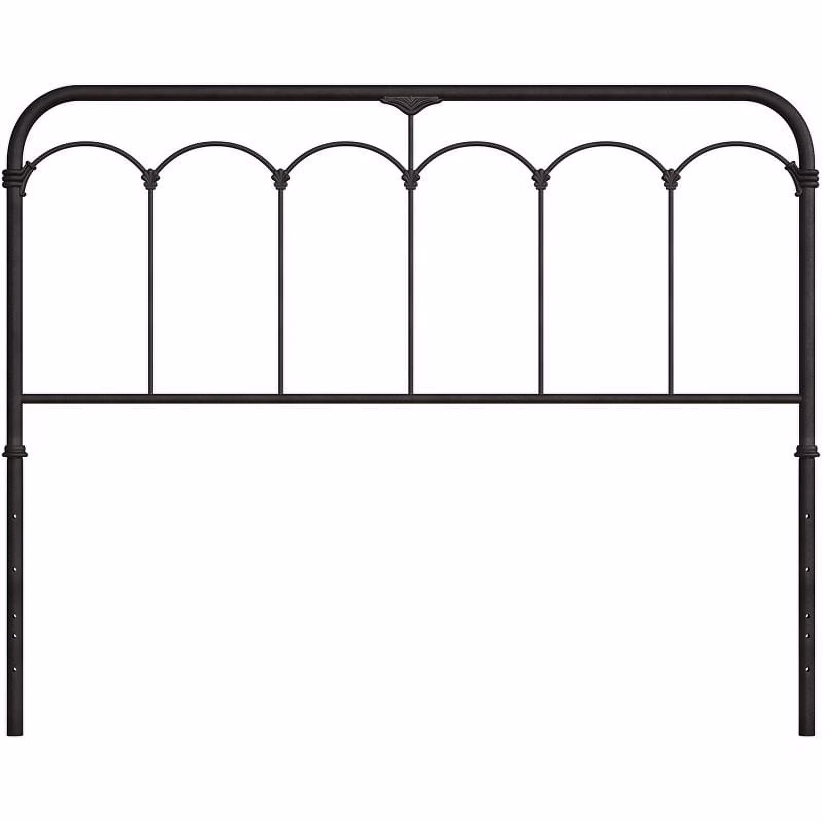 Full Metal Farmhouse Headboard (Duo Panel) - Frame Not Included in Black Finish