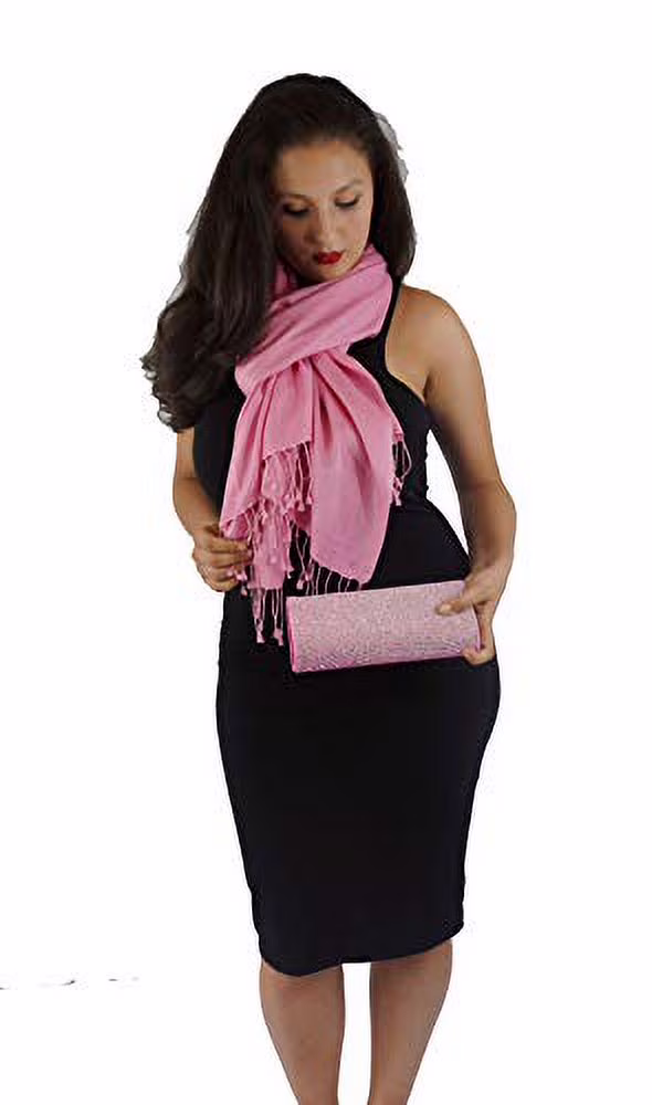 Shawl/Shawls/Scarf/Scarves/Wrap/Stole/Muffler/Cape/Ruana/Blanket/Throw/Pashmina Shawl/Cashmere Scarf/Wool/Silk (Bubble Gum Regular Shawl)