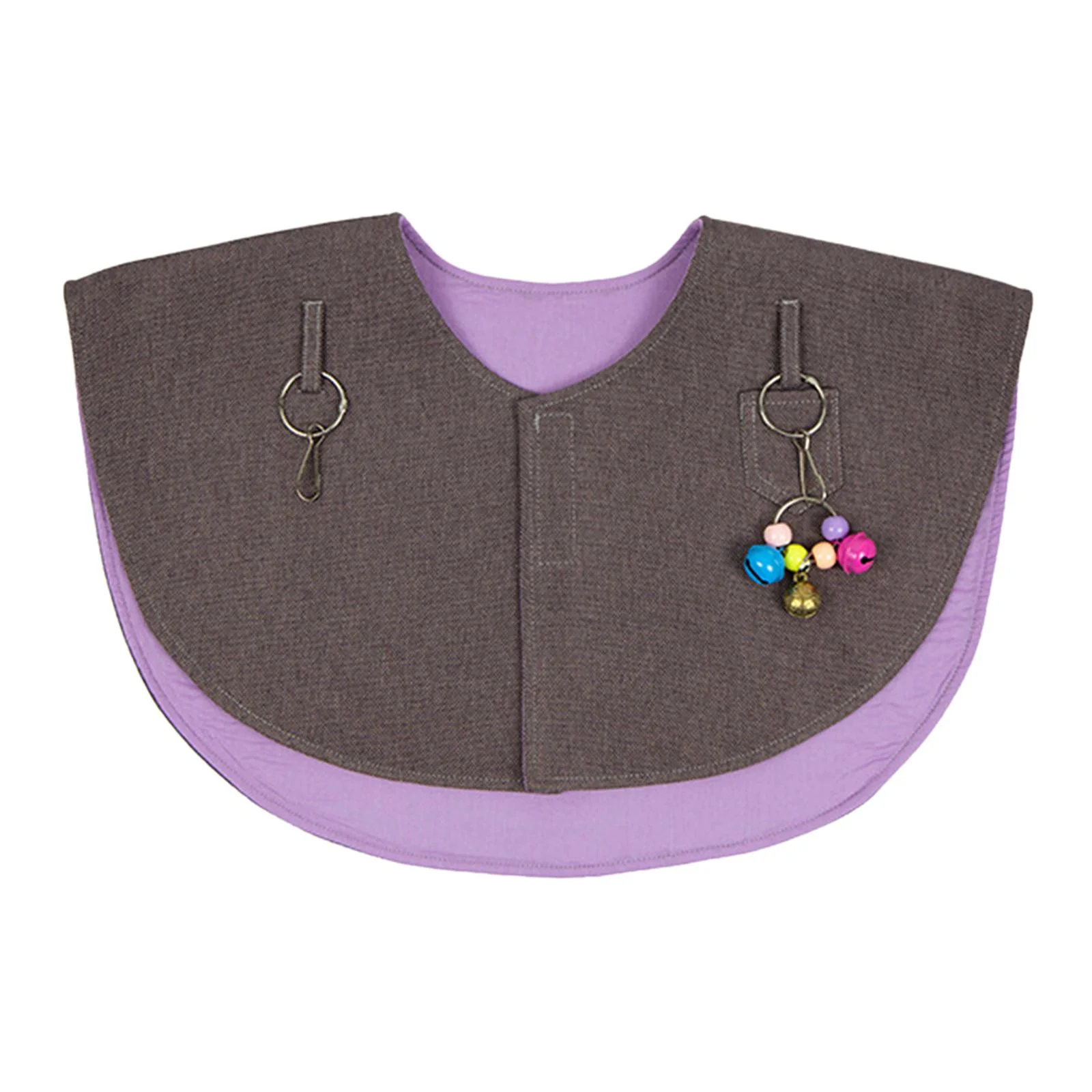 Parrot Scratch Shoulder Protector Arm Guard Hanger Bird Anklet Bird Shawl Bite Washable Pet Pad Diaper for Budgie Macaws Accessories violet