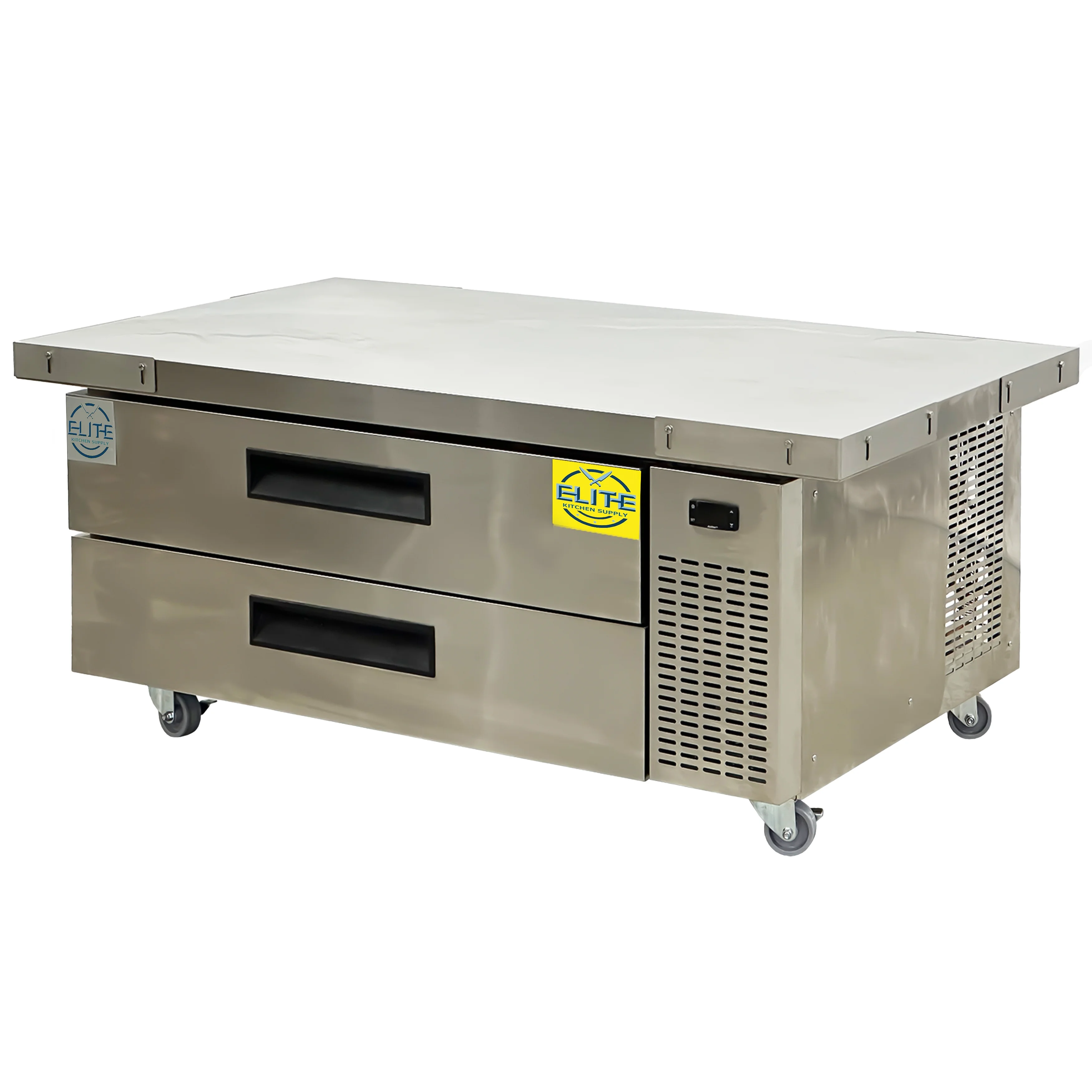 60 in. Two-Drawer Commercial Refrigerated Chef Base, Kitchen Fridge, NSF Certified 110V