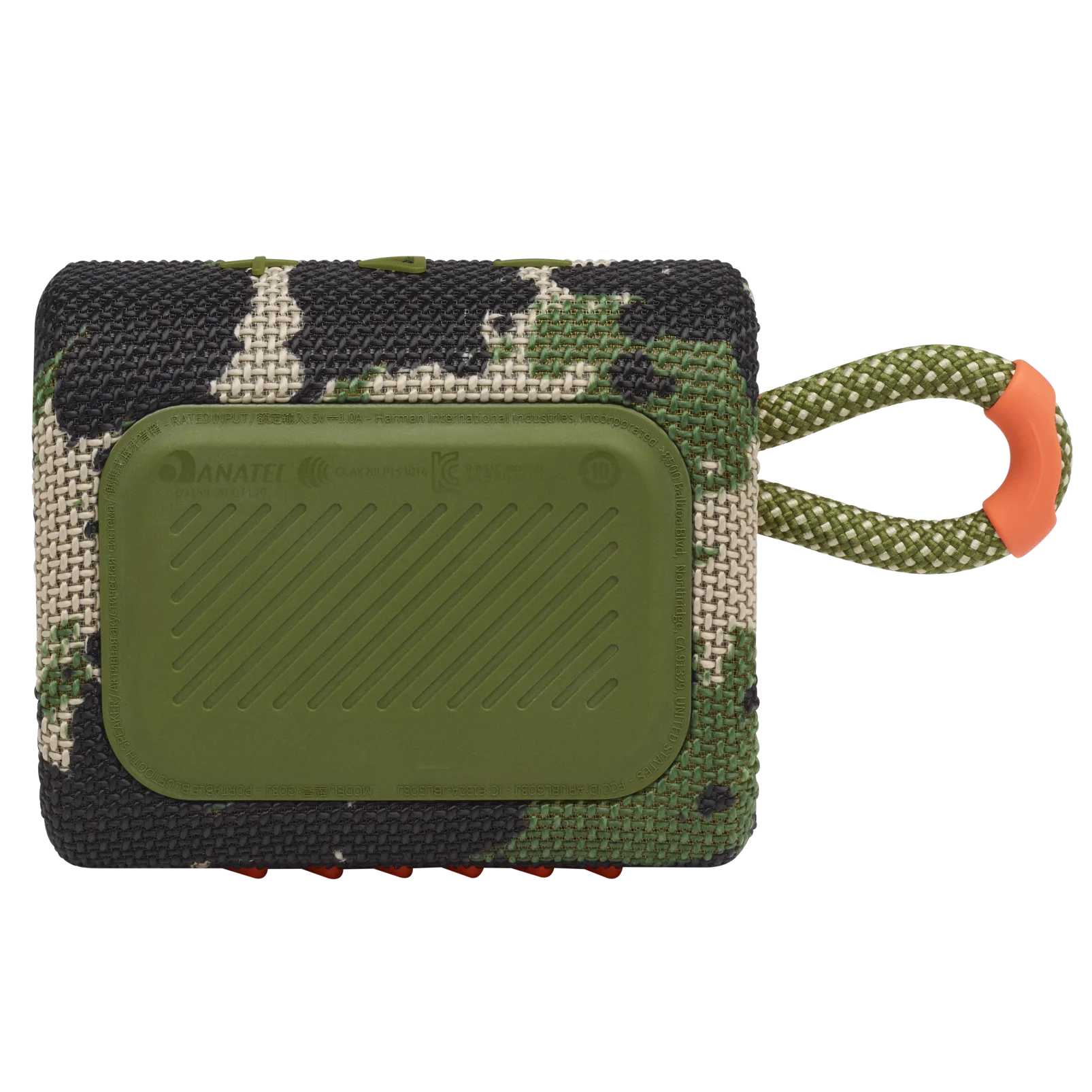 JBL Go 3 Portable Waterproof Bluetooth Speaker, Squad