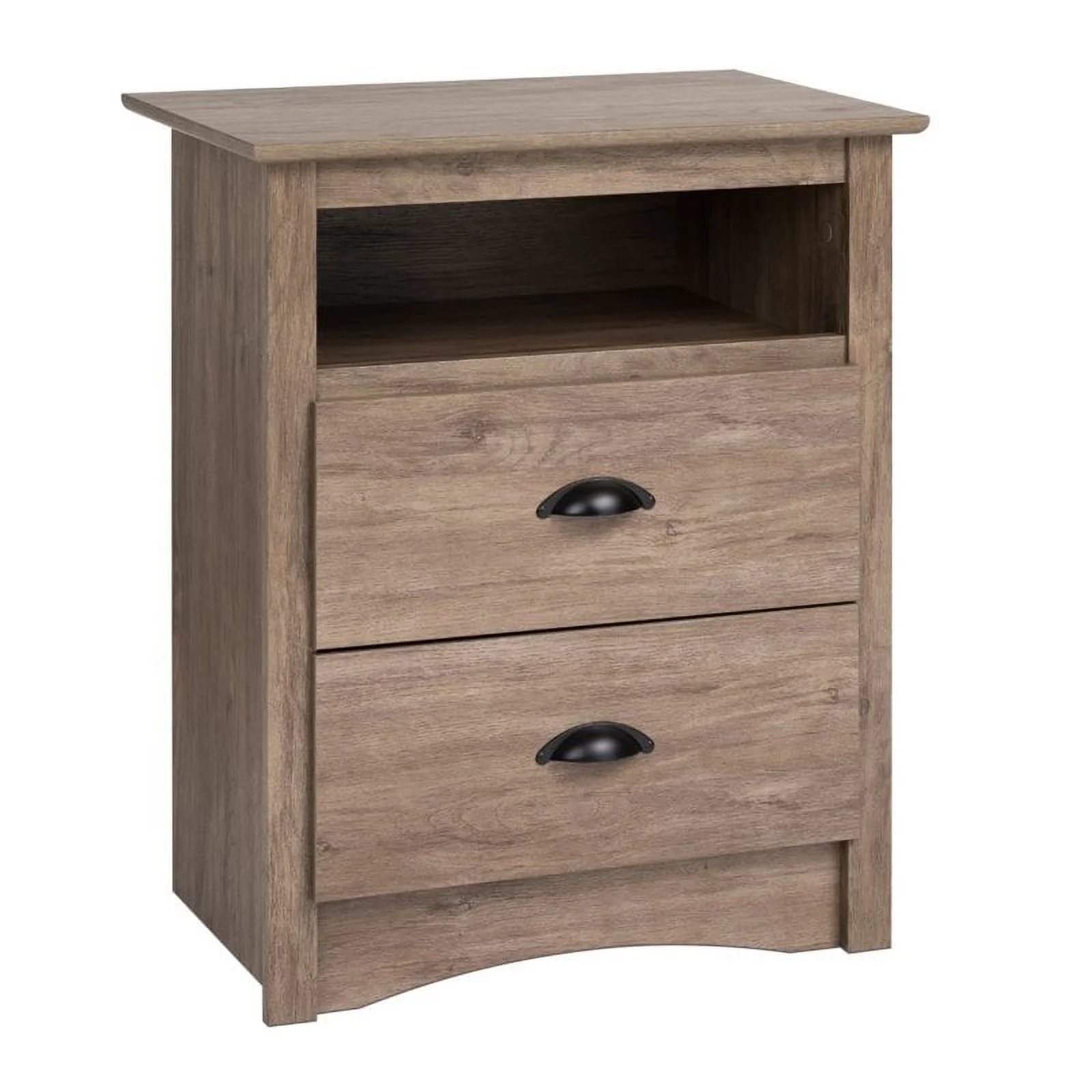Home Square 3-Piece Set with 2 Tall 2-Drawer Nightstands & 6-Drawer Dresser