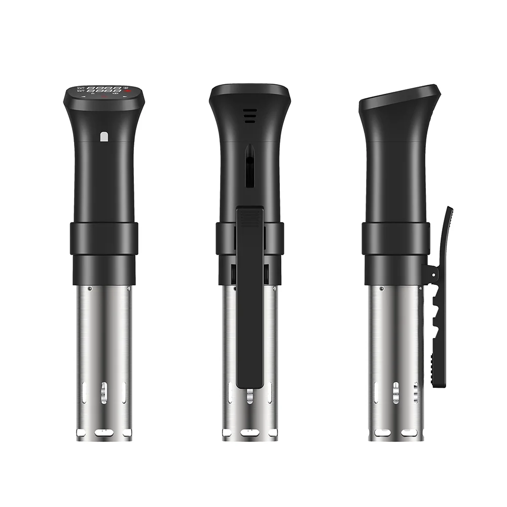 1100W Sous Vide Cooker Waterproof Quiet Cooking Machine With Accurate Temperature Time Control Display Screen Cookbook