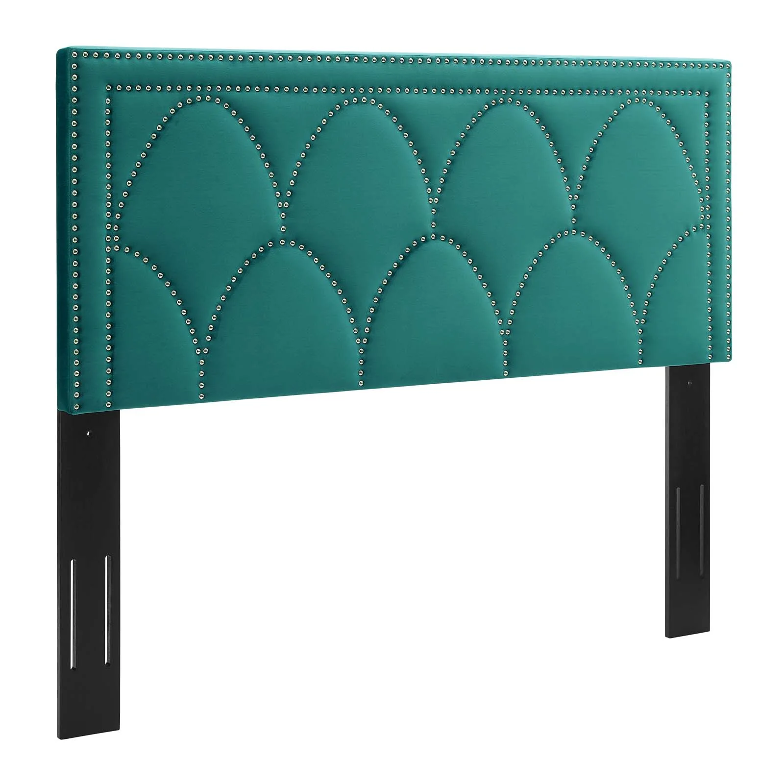 Modway Greta Performance Velvet Twin Headboard in Teal