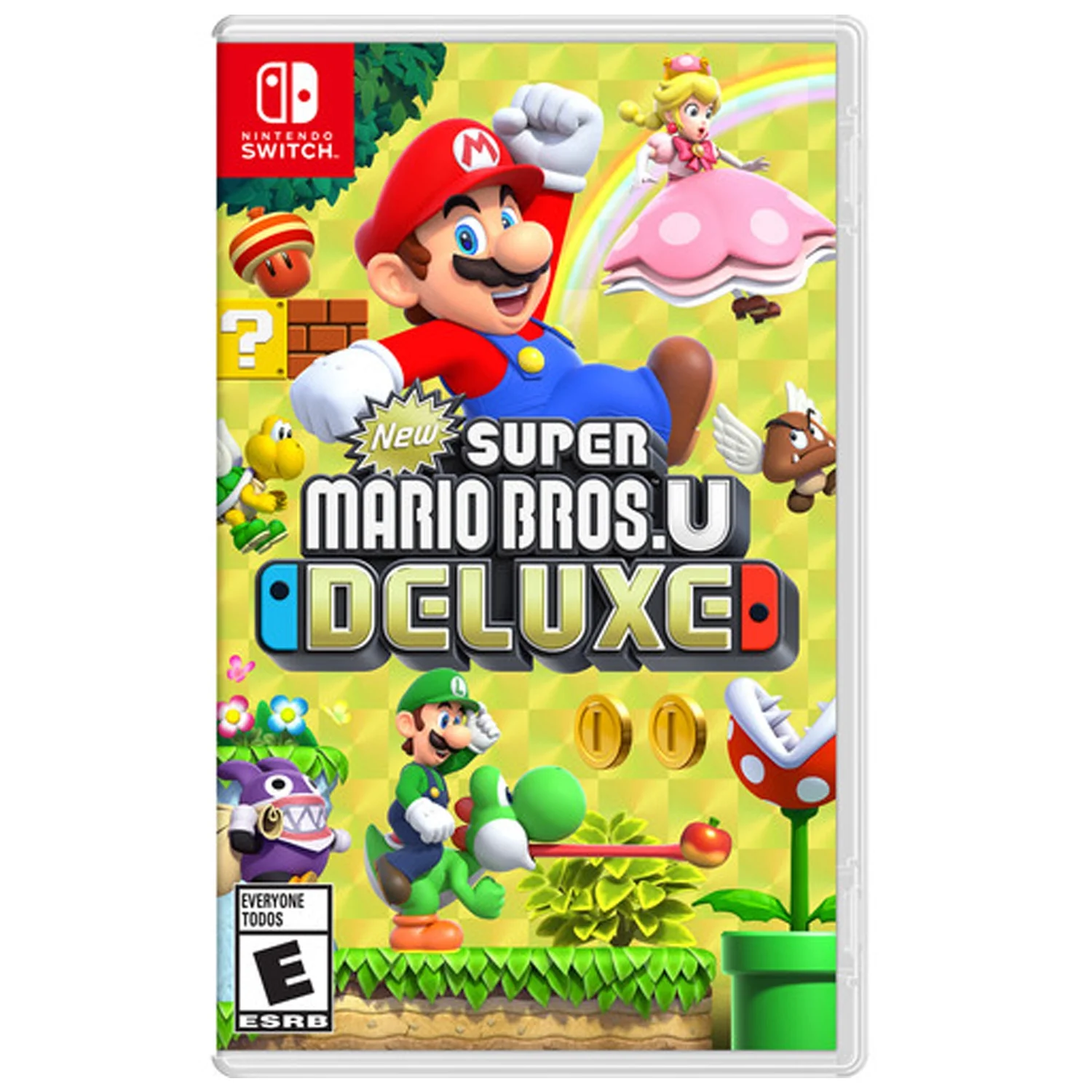 New Super Mario Bros. U Deluxe + Kirby Star Allies - Two Game Bundle - Nintendo Switch