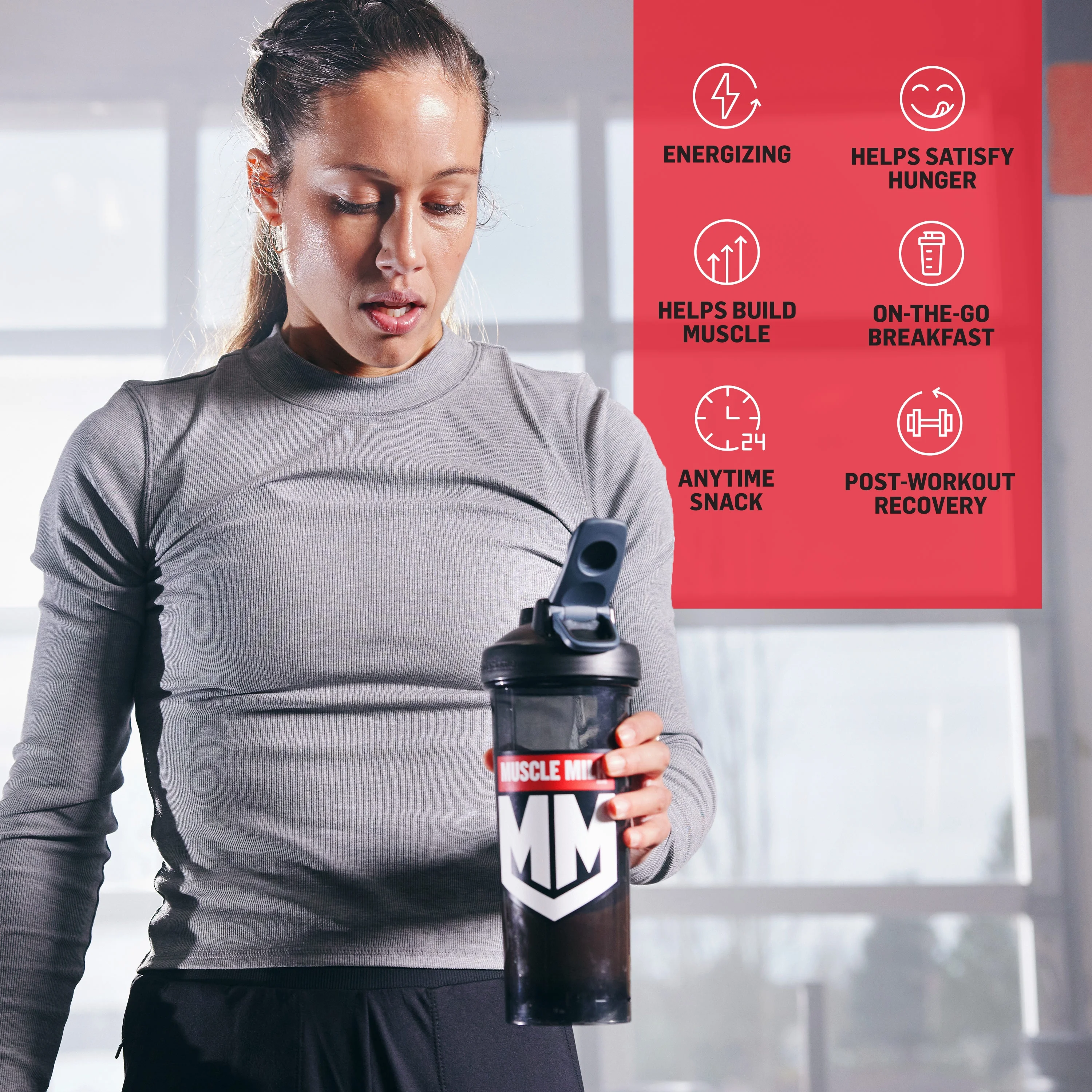 Muscle Milk Genuine Protein Powder, Vanilla, 32g Protein, 1.9lb, 30.9oz