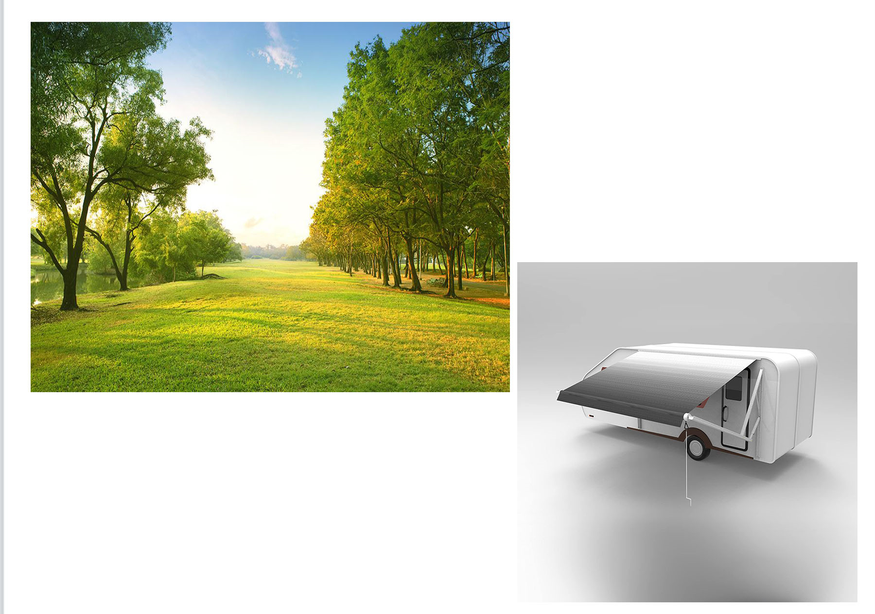 RV Awning13x8 Feet Fabric Replacement - 100% PVC Canopy, Cover, Sun Shade, Shelter for Camper Trailer or Patio - Fade - RVFAB13X826