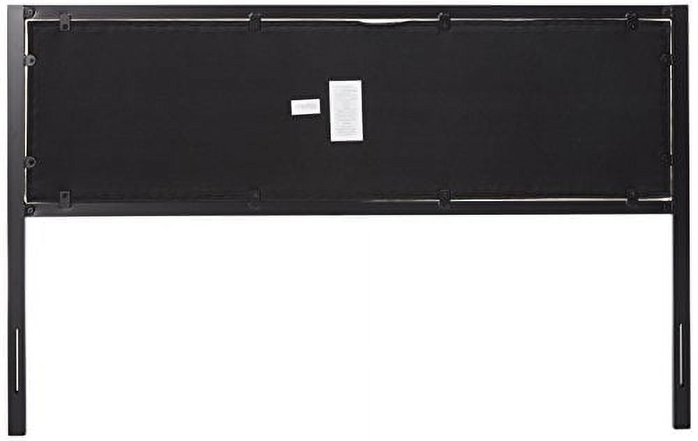 Zinus Kendal Taupe Upholstered Metal Headboard, King