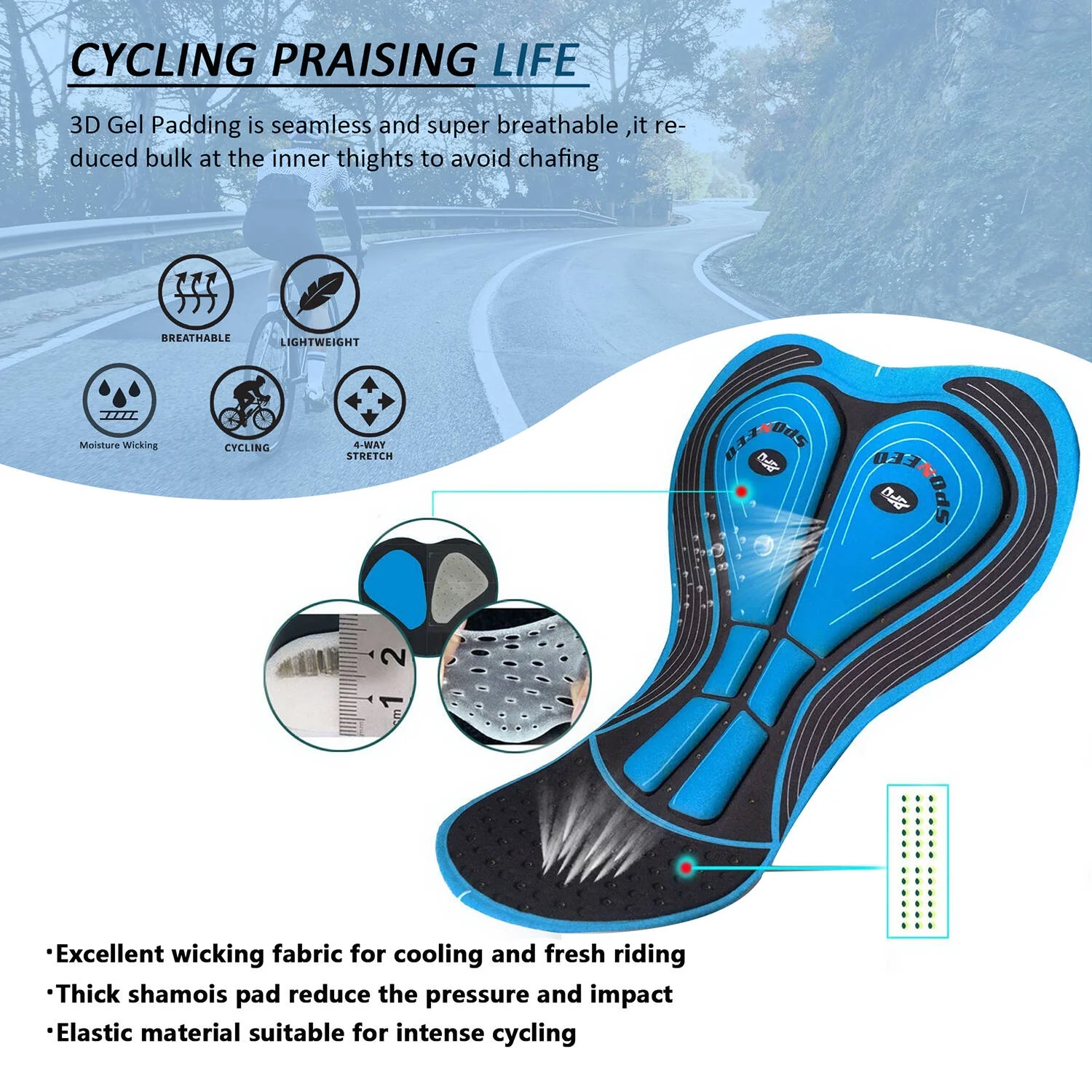 Sponeed Bike Jersey Mens Winter Clothing Long Sleeve Suit Cycling Shirts MTB Pants Yellow M