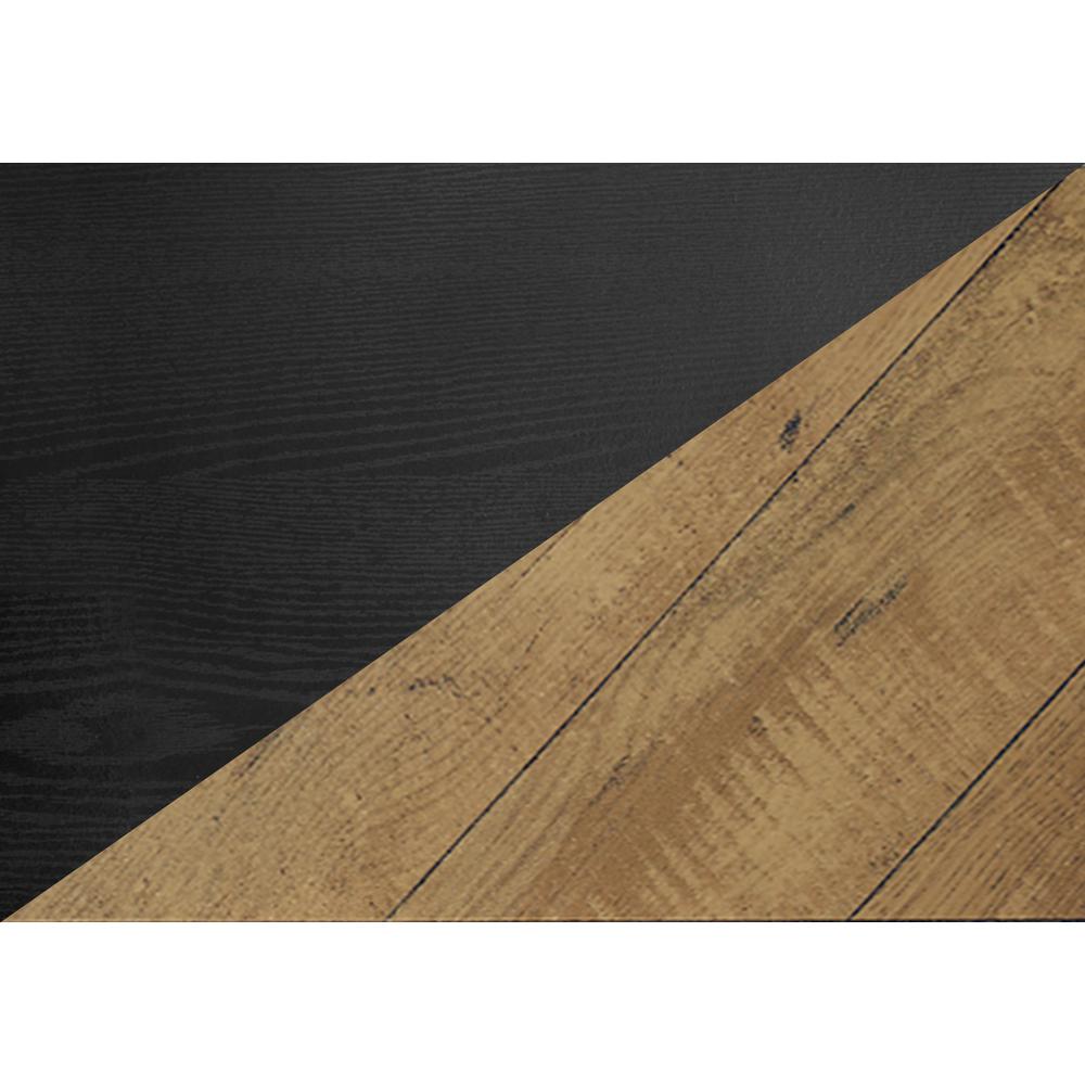 Tv Stand - 72 Inch - Console - Bedroom - Brown And Black Laminate