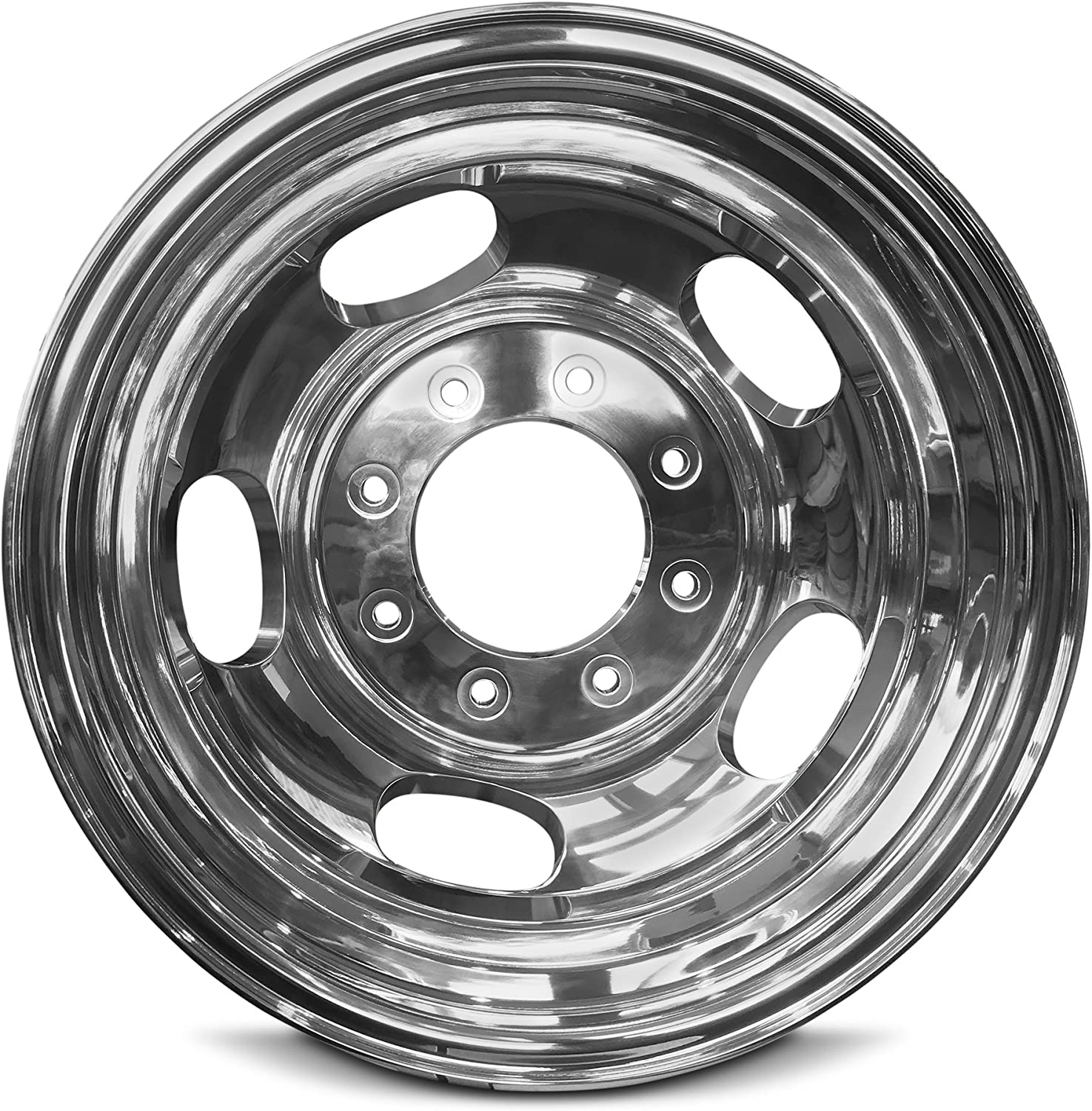 Wheel For 2005-2016 Ford F350SD 17 inch 8 Lug Polished Steel Rim Fits R17 Tire