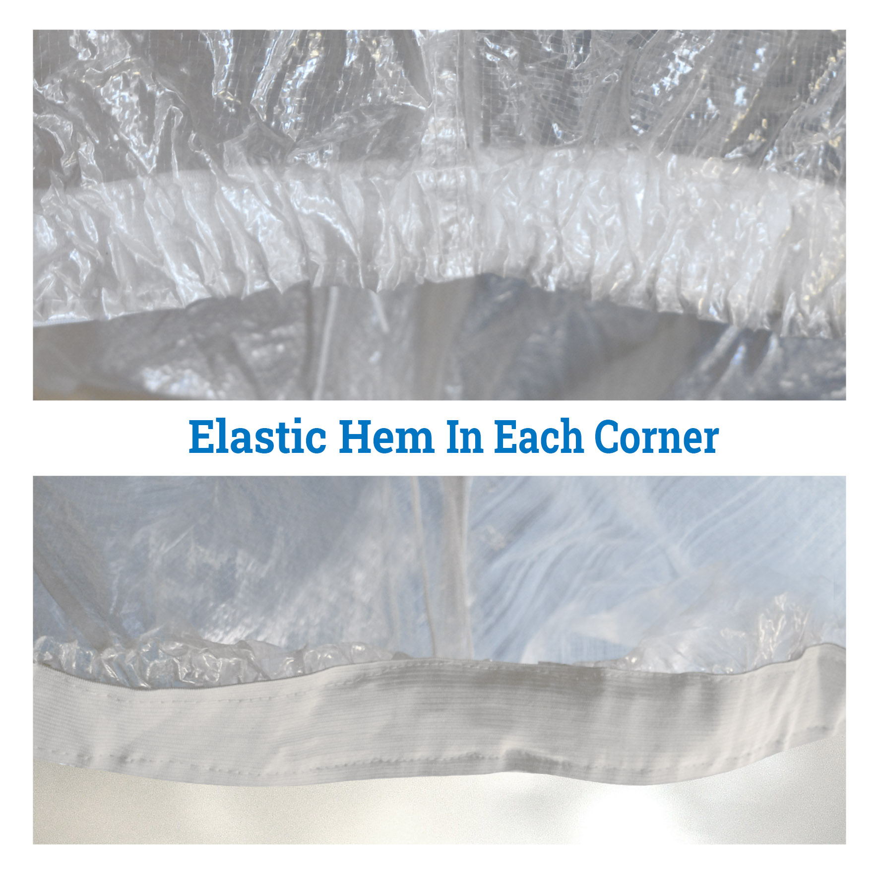 YardGrow 10'x10' Replacement Gazebo Top Canopy Transparent Waterproof Protective Cover Only