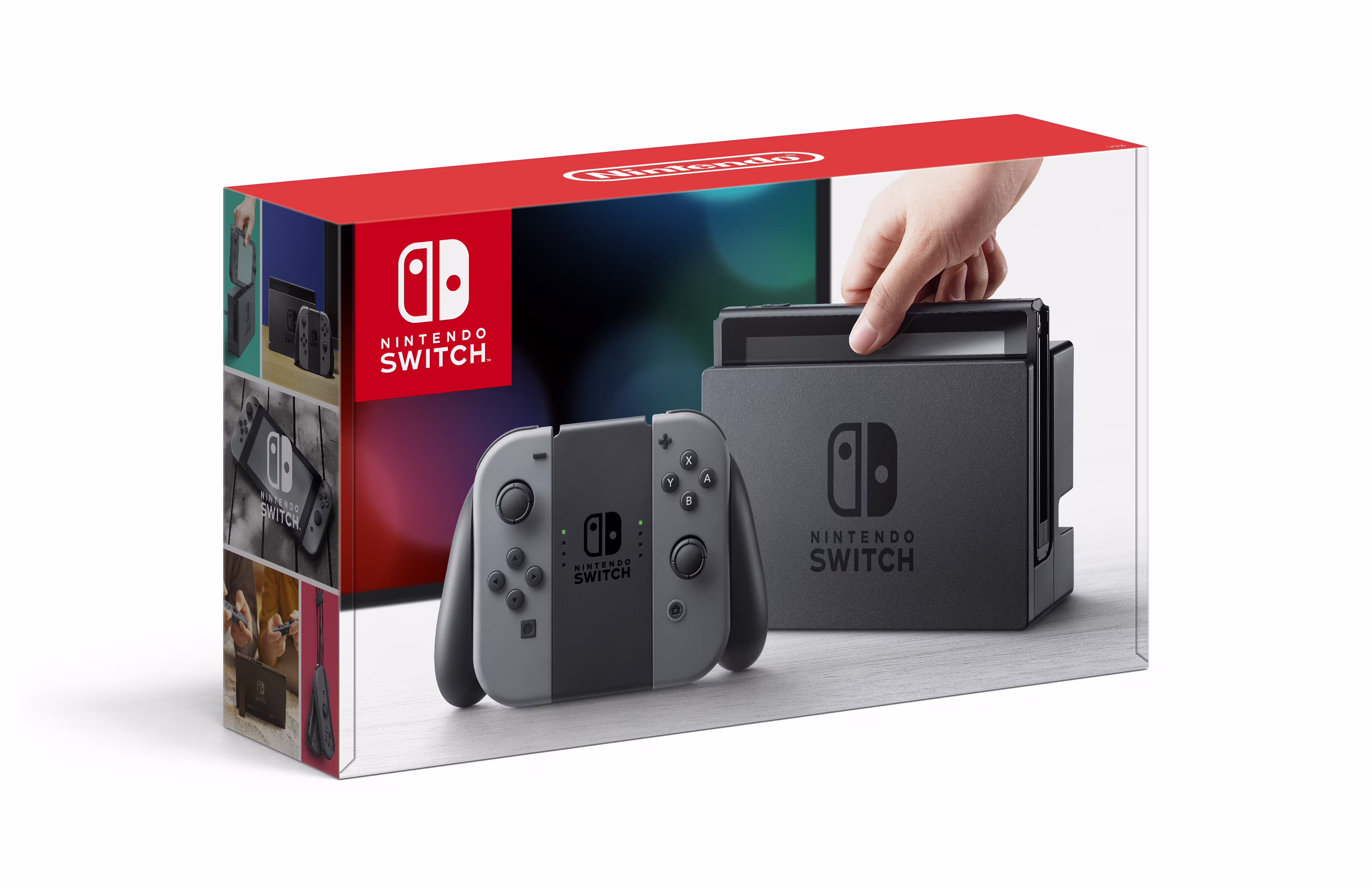 Restored Nintendo Switch Console with Gray Joy-Con (Old Model) (Refurbished)
