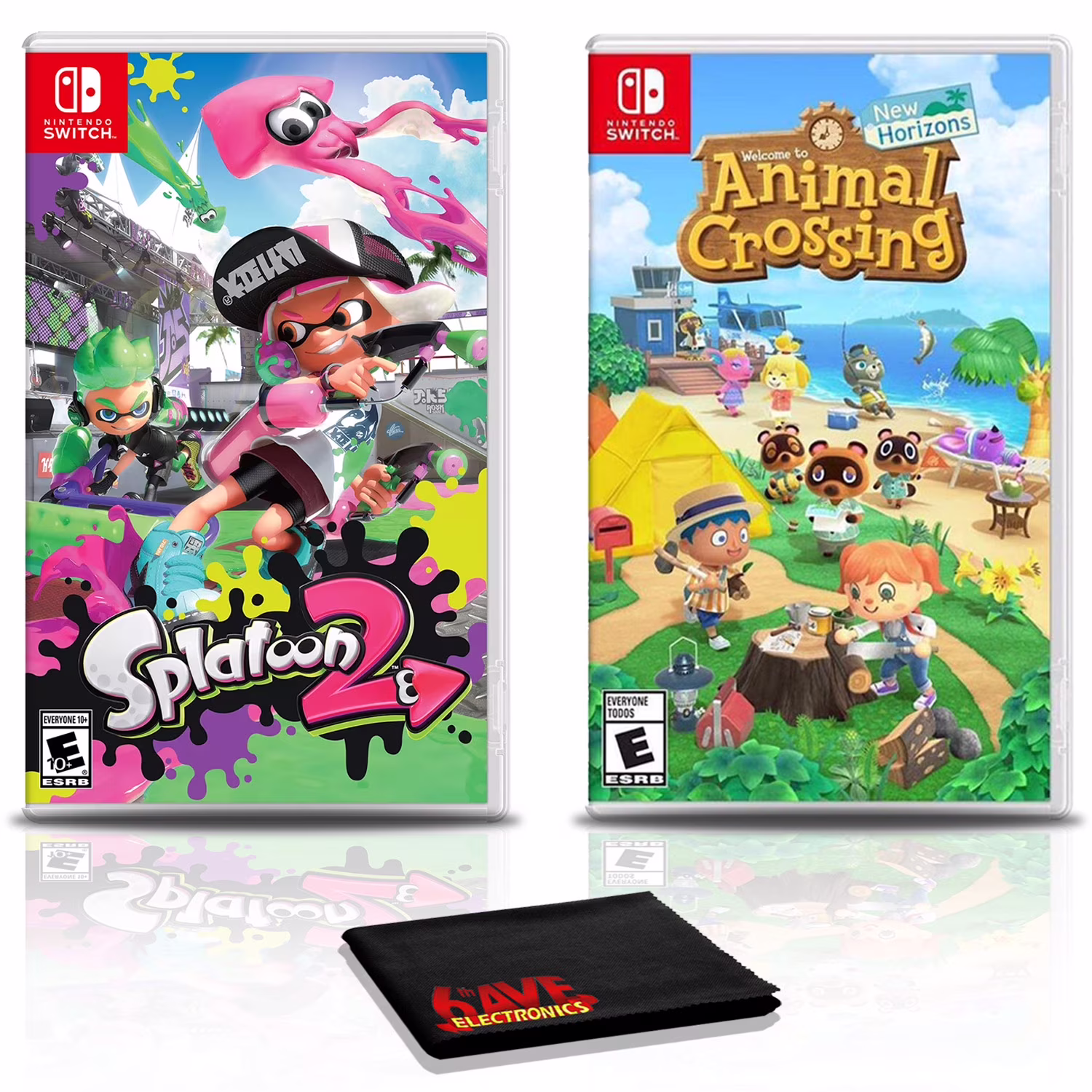 Splatoon 2 Game Bundle with Animal Crossing: New Horizons for Nintendo Switch