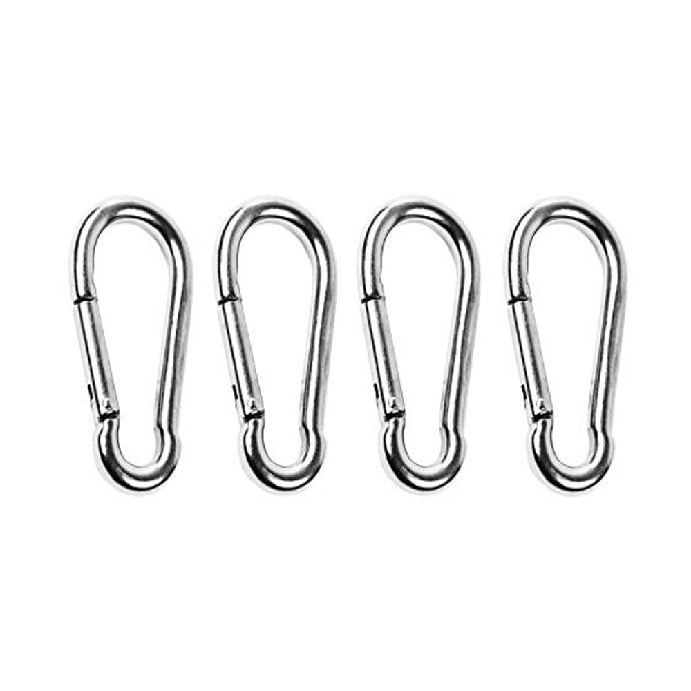 Marine City 316 Stainless-Steel 2-3/8 inches Carabiners/Clip Snap Hook for Climbing, Fishing, Hiking 4