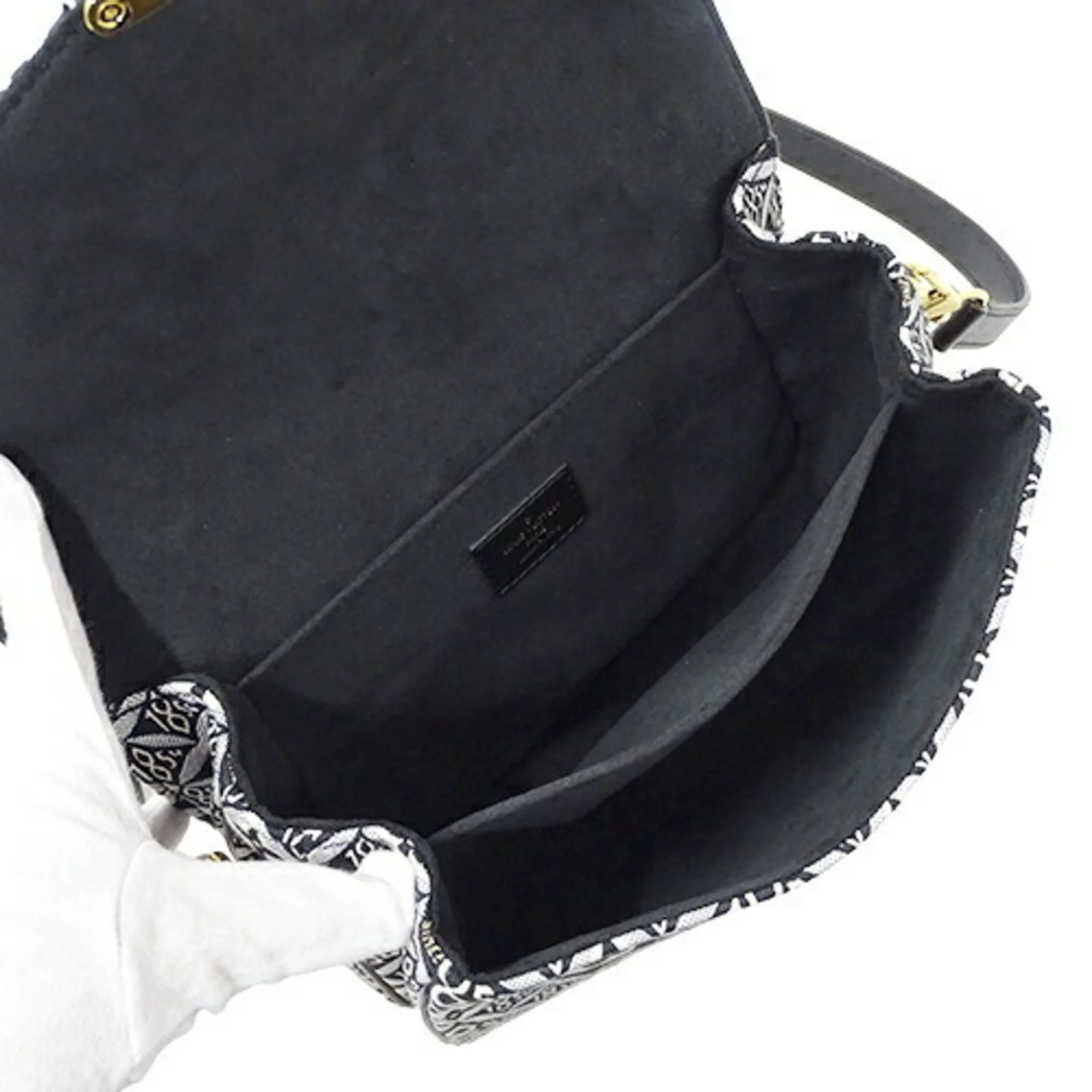 Pre-Owned Louis Vuitton LOUIS VUITTON Bag Monogram Jacquard SINCE 1854 Ladies Handbag Shoulder Pochette Metis MM Gray M57272 2020 Collection (Good)