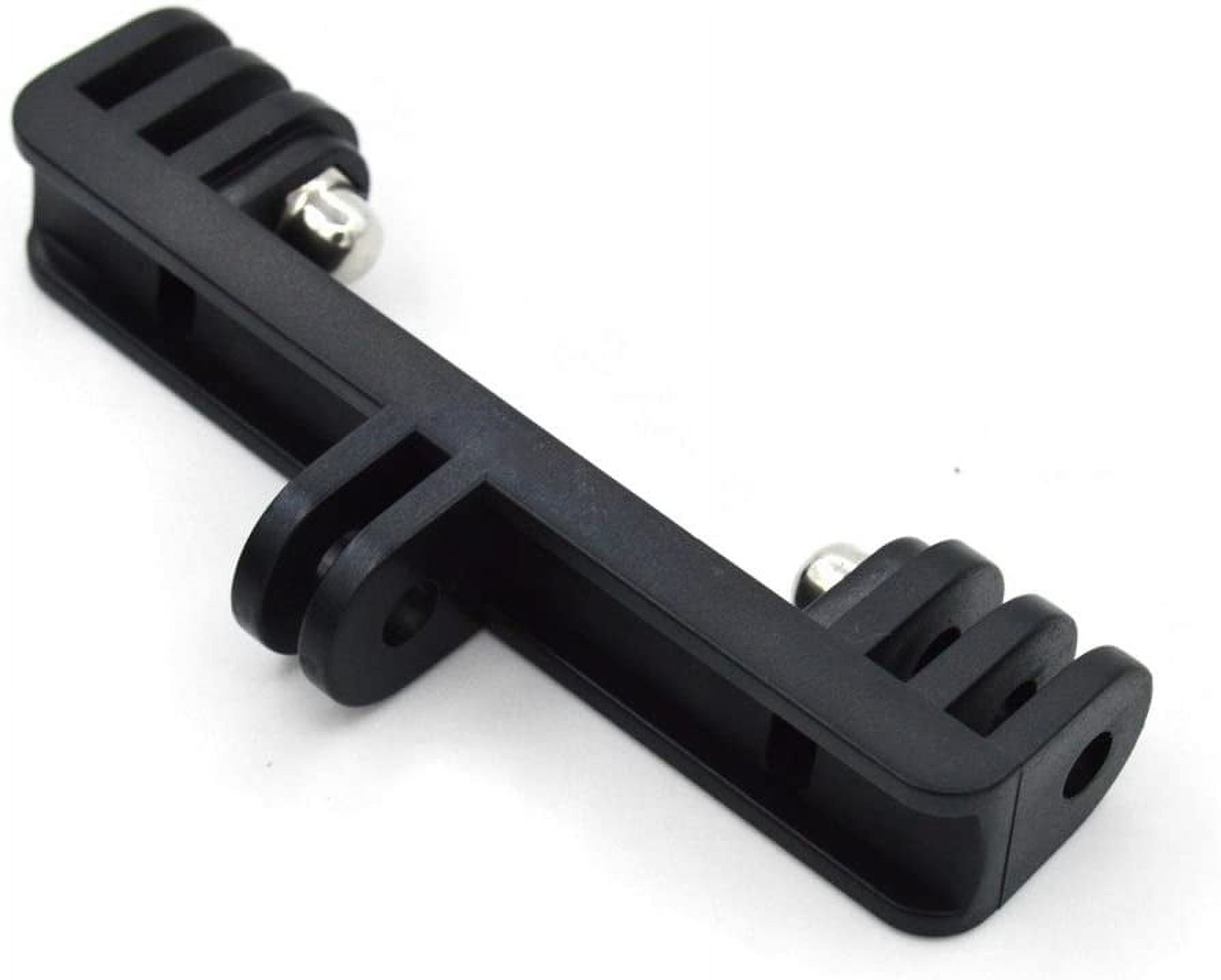 Dual Twin Mount Adapter for GoPro Hero 3+ 4 5 6 7 8 9 Compatible with Housing Monopod