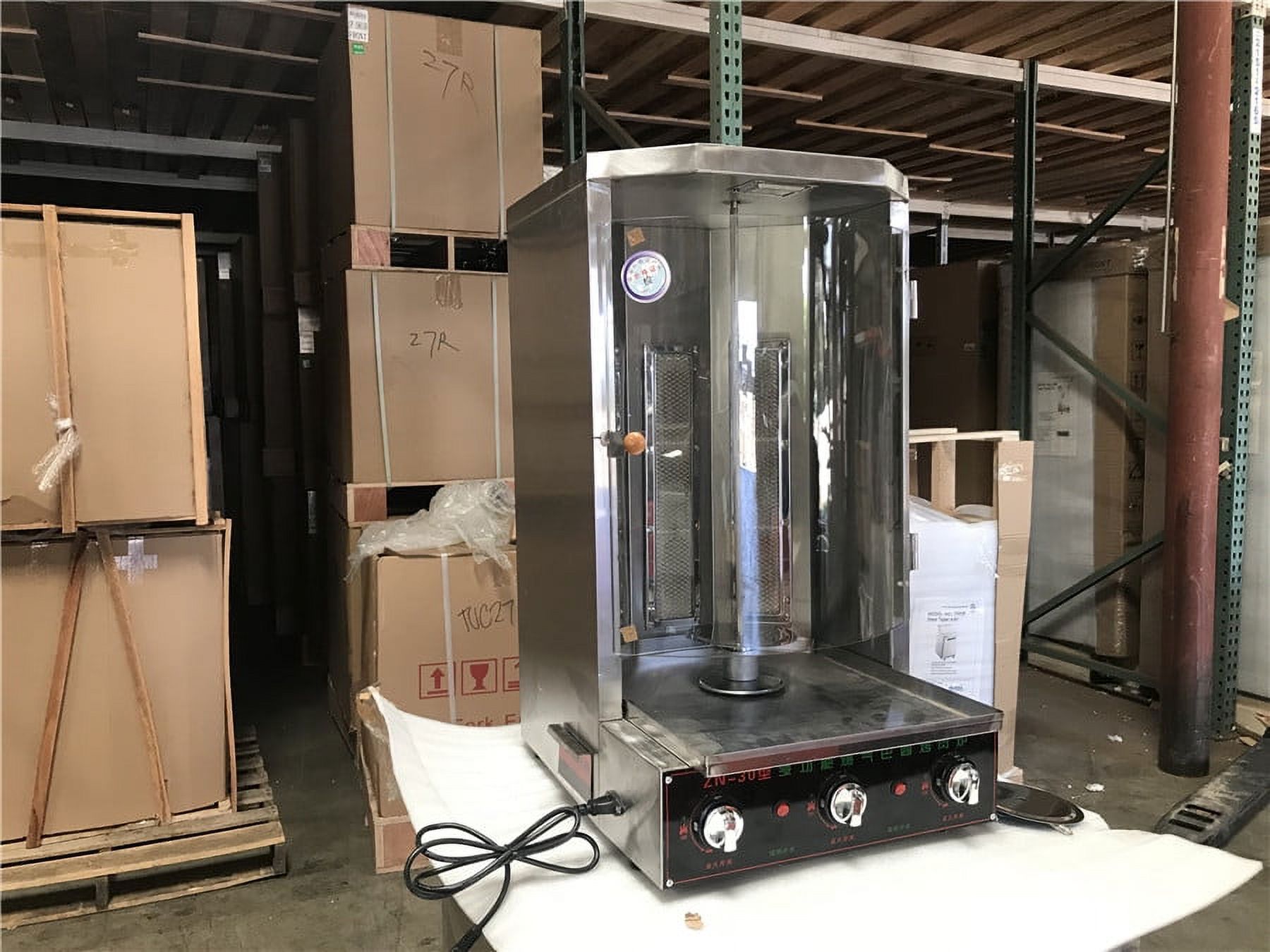 Vertical Broiler Doner Kebab Shawarma Turkey barbecue machine Spinning Kebab Grill