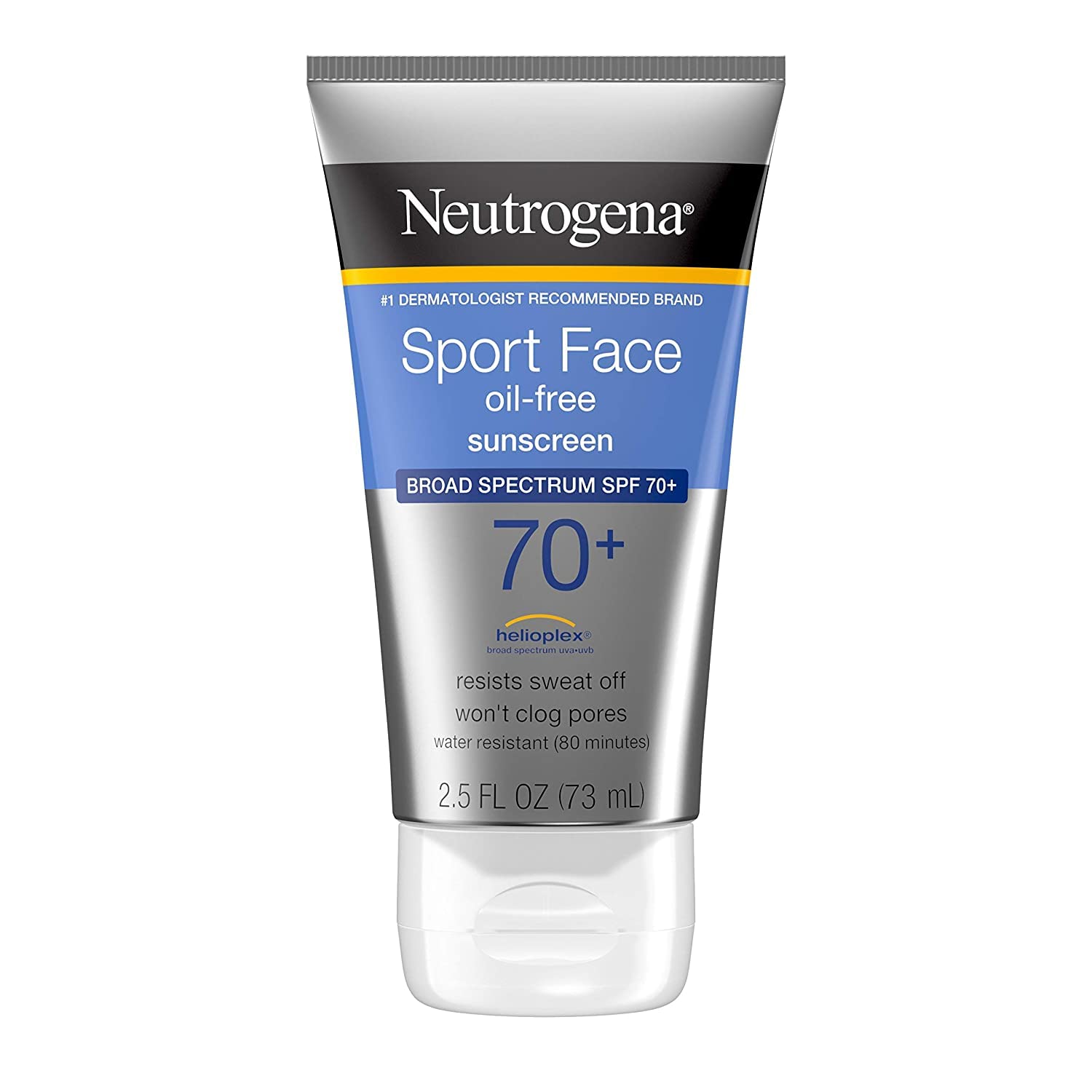 Ultimate Sport Face Oil-Free Lotion Sunscreen Spf 70, 2 Bottles (2.5 Oz.)