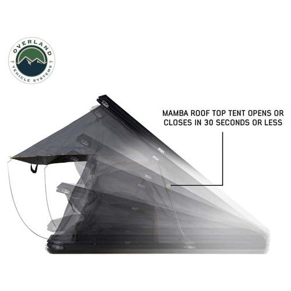 Mamba Ii Aluminum Roof Top Tent  Bl