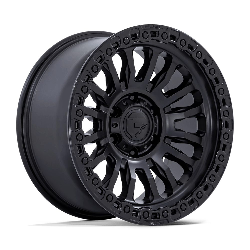Fuel 1PC FC857 RINCON 20X9 5X127 +1 MATTE BLK WITH GLOSS BLK LIP Wheel Rim (QTY: 1)