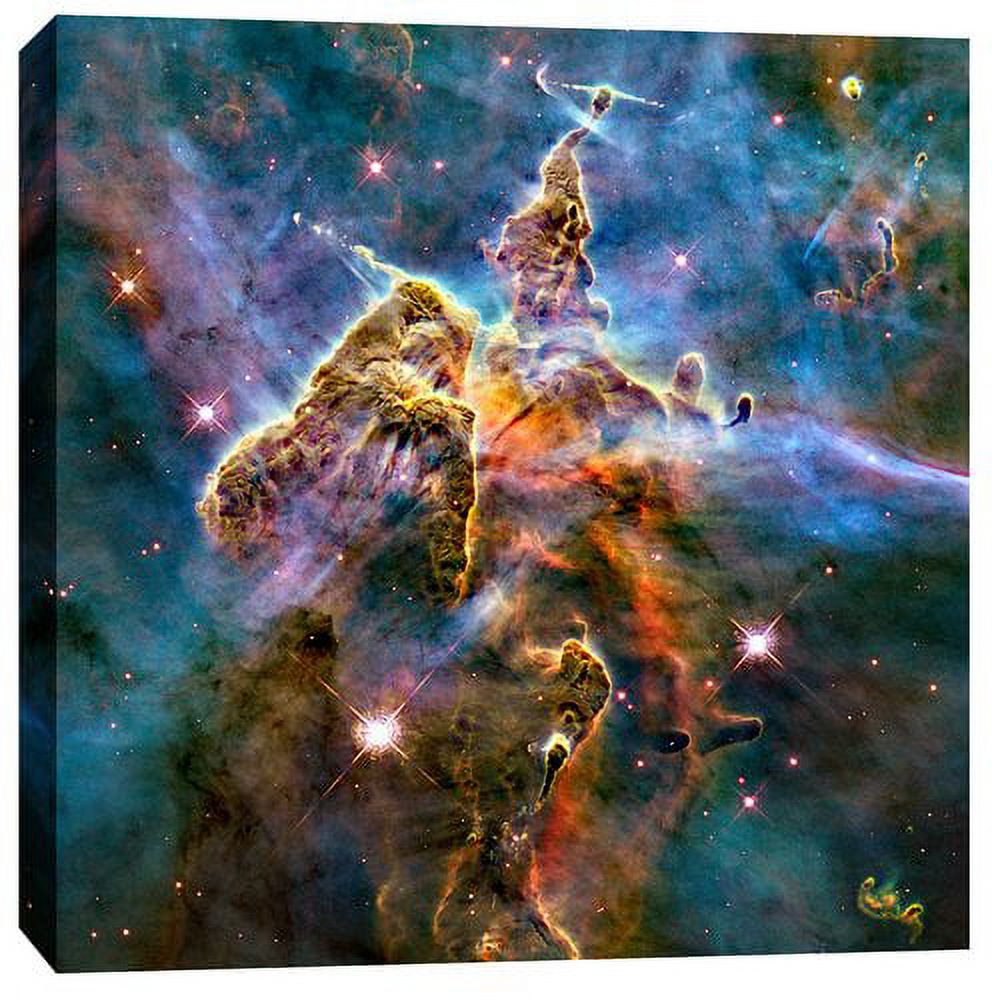 Epic Graffiti ''Mystic Mountain'' Hubble Space Telescope Giclee Photographic Print on Wrapped Canvas