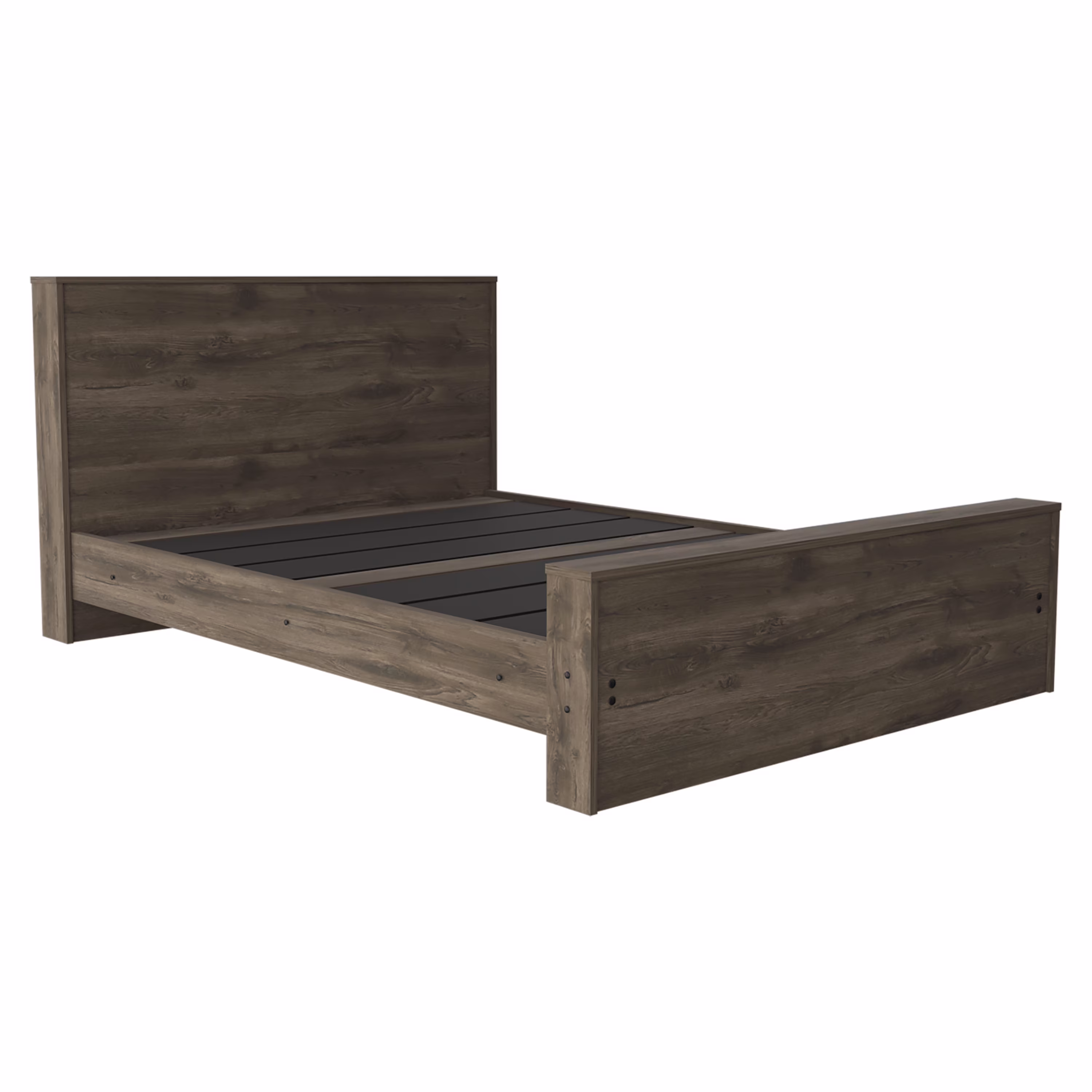 CoSoTower Full Size Bed Base Forum, Bedroom, Dark Brown