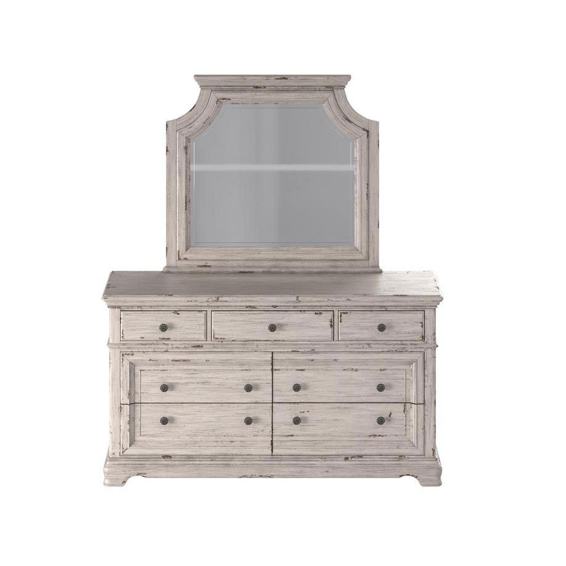 American Woodcrafters Providence Dresser and Mirror