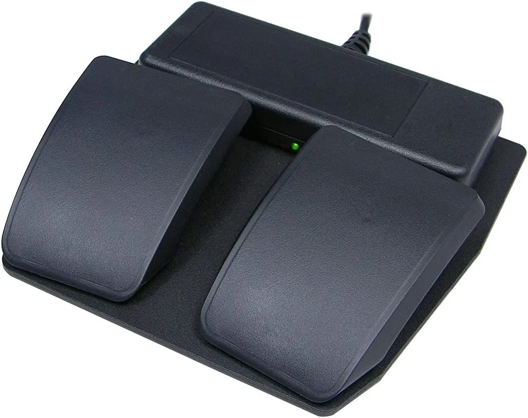 Kinesis Dual Action Foot Switch with Input Jack FS22AJ-JSB