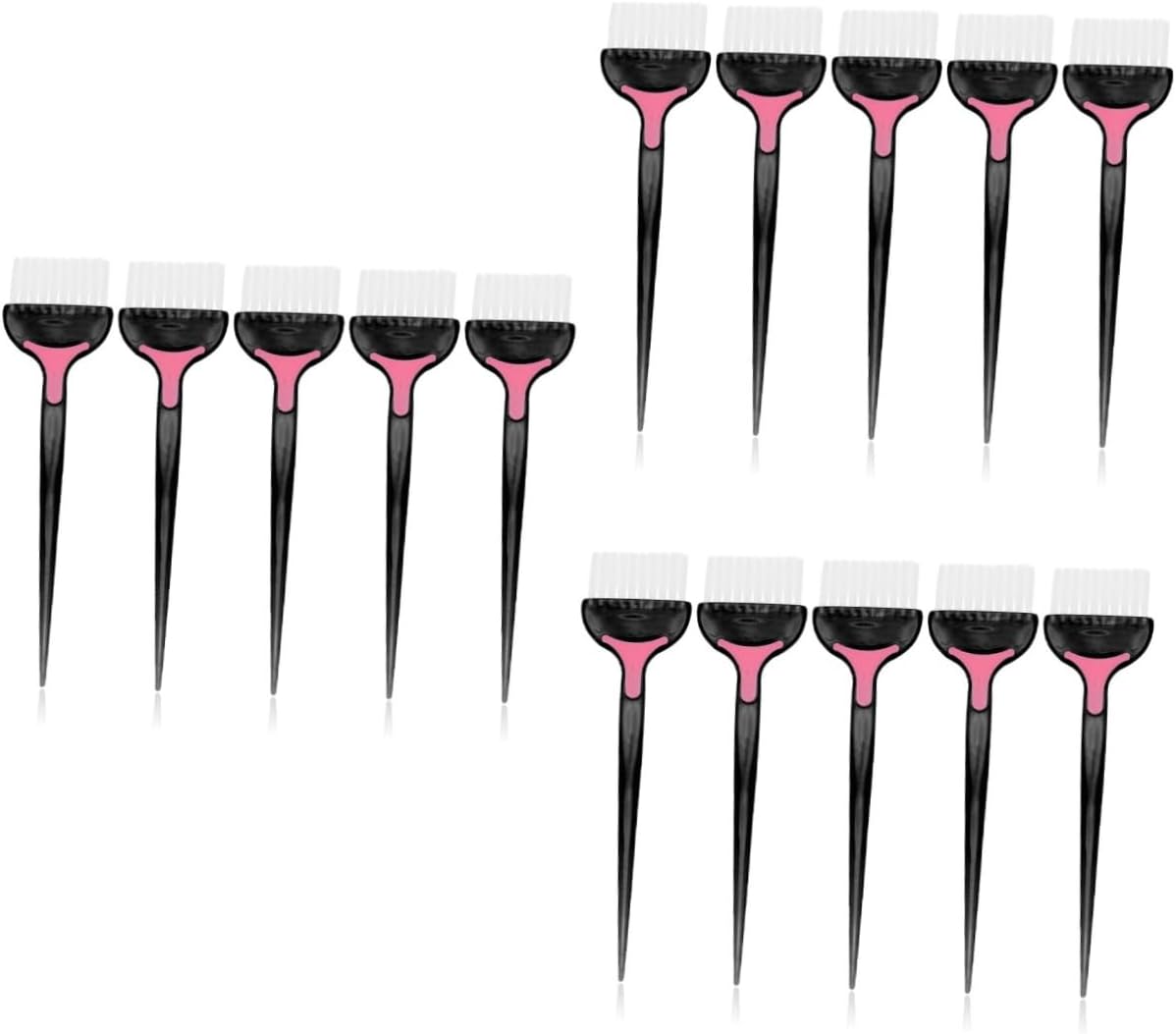 15 Pcs Hair Color Brush Beard Dye Brush Hair Dye Comb Hair Coloring Brush Hair Dye Tools Soft Bristle Hair Brush Accessories for Hair Hairdressing Tool Hair Dyeing Supplies Set Abs