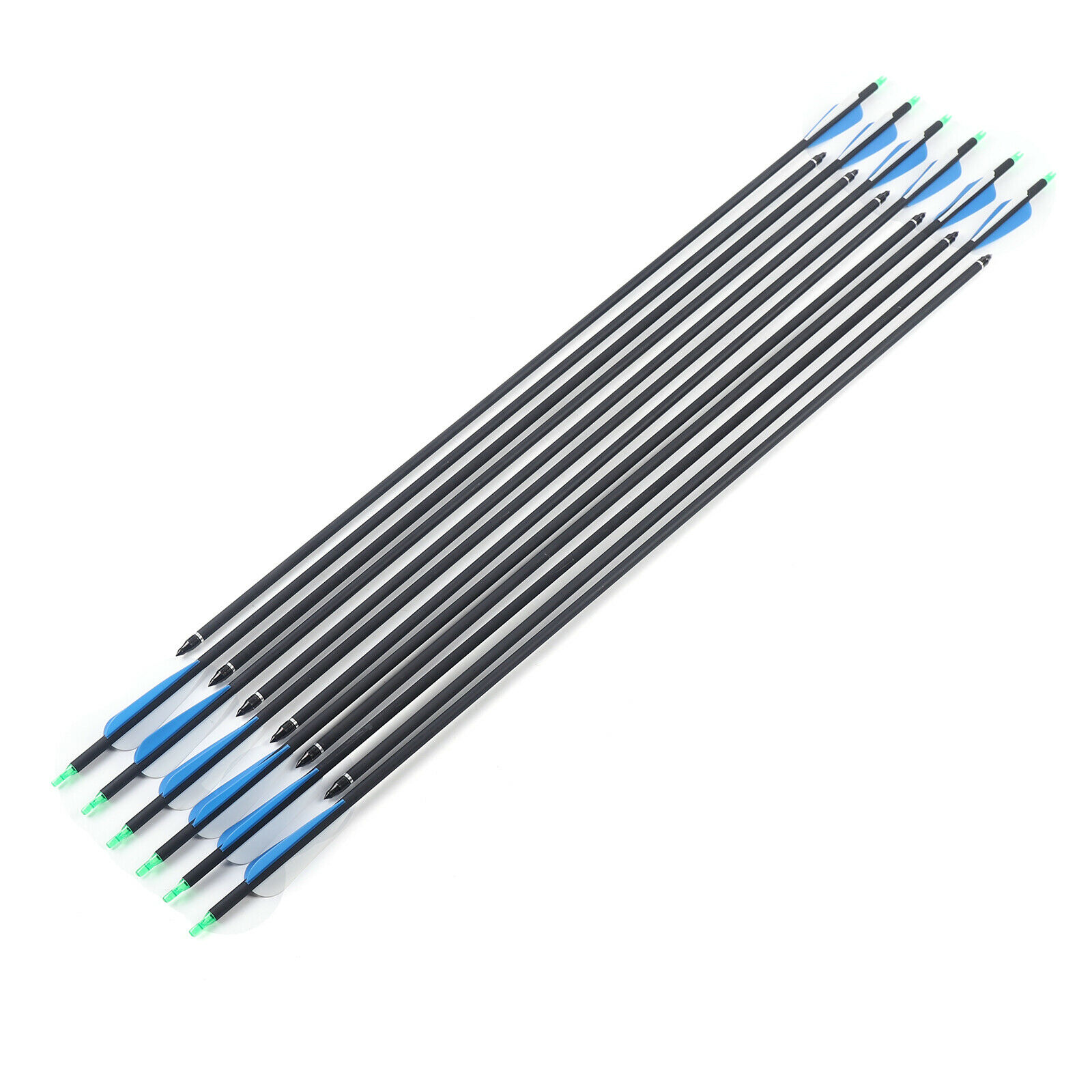 Fichiouy Compound Bow Arrows Kit Archery Target Shooting Practice Tool with Bullseye Paper & 12 Arrows