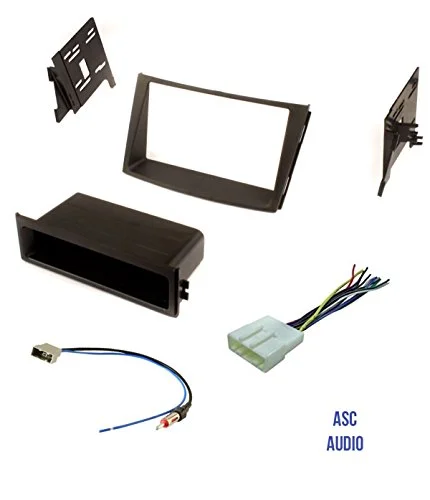 ASC Car Stereo Radio Install Dash Kit, Wire Harness, and Antenna Adapter for Installing an Aftermarket Radio for some 2010 2011 2012 2013 2014 Subaru Legacy and Outback - see restrictions below
