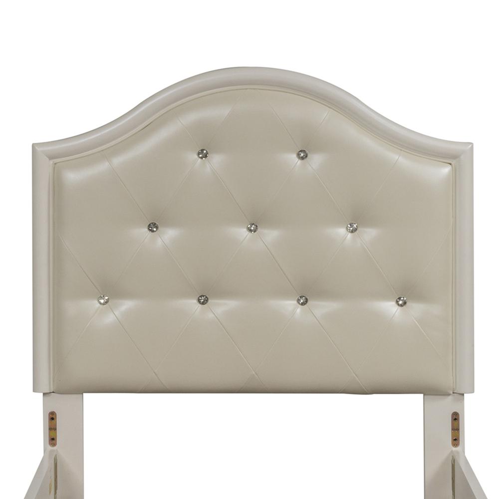 Stardust White Twin Panel Headboard