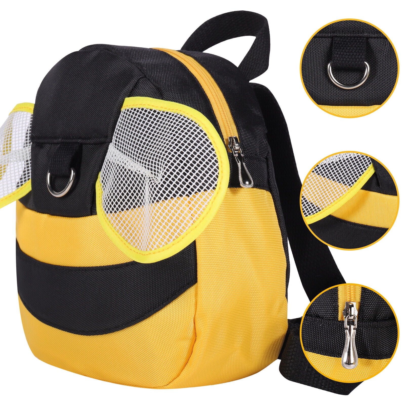 Toddler Baby Anti-Lost Backpack Walking Safety Belt Harness with Leash Bee Butterfly Dinosaur