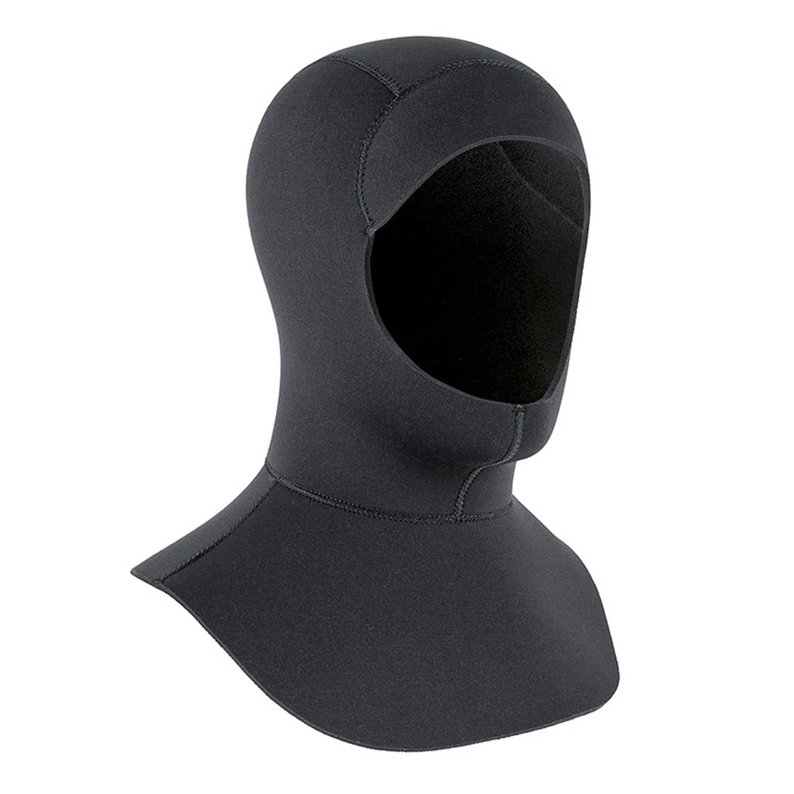 Diving Wetsuit Hood, Equipment Neck Warm Swimming Hat Elastic Neoprene for Snorkeling Water Sports Spearfishing Unisex , 3mm L XL